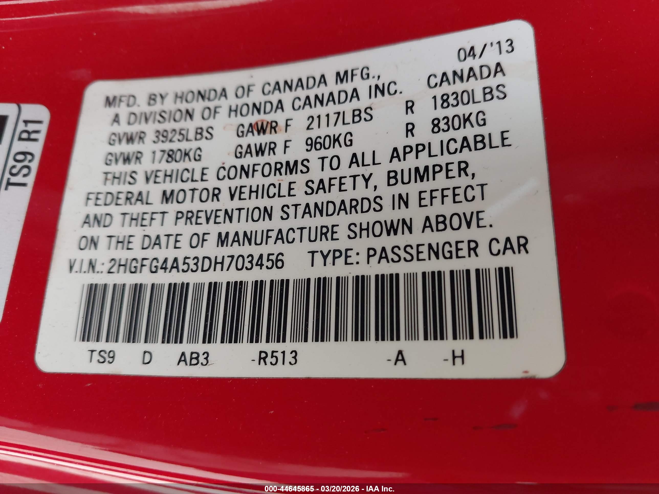 HONDA CIVIC image 9