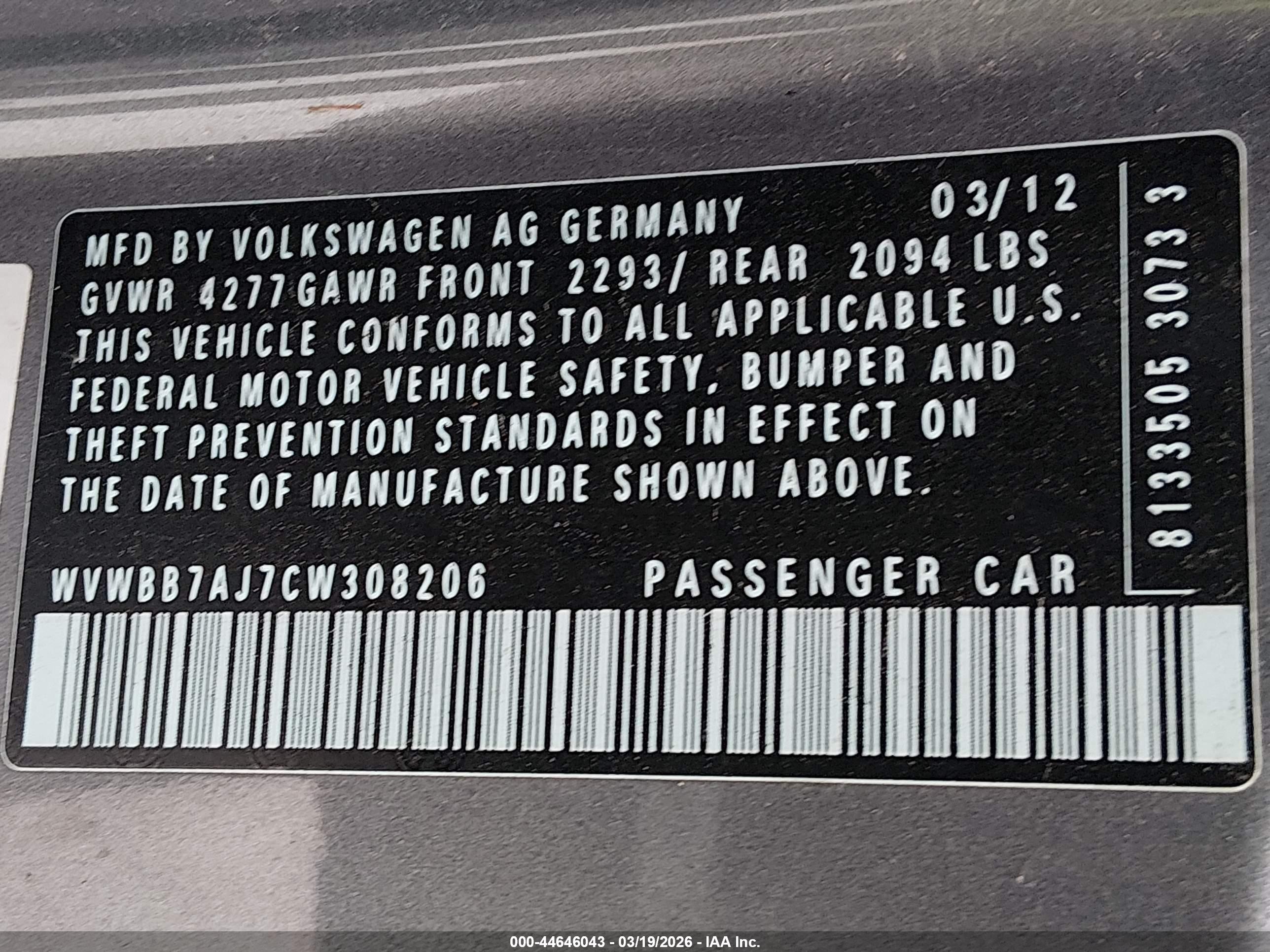 VOLKSWAGEN GOLF image 9