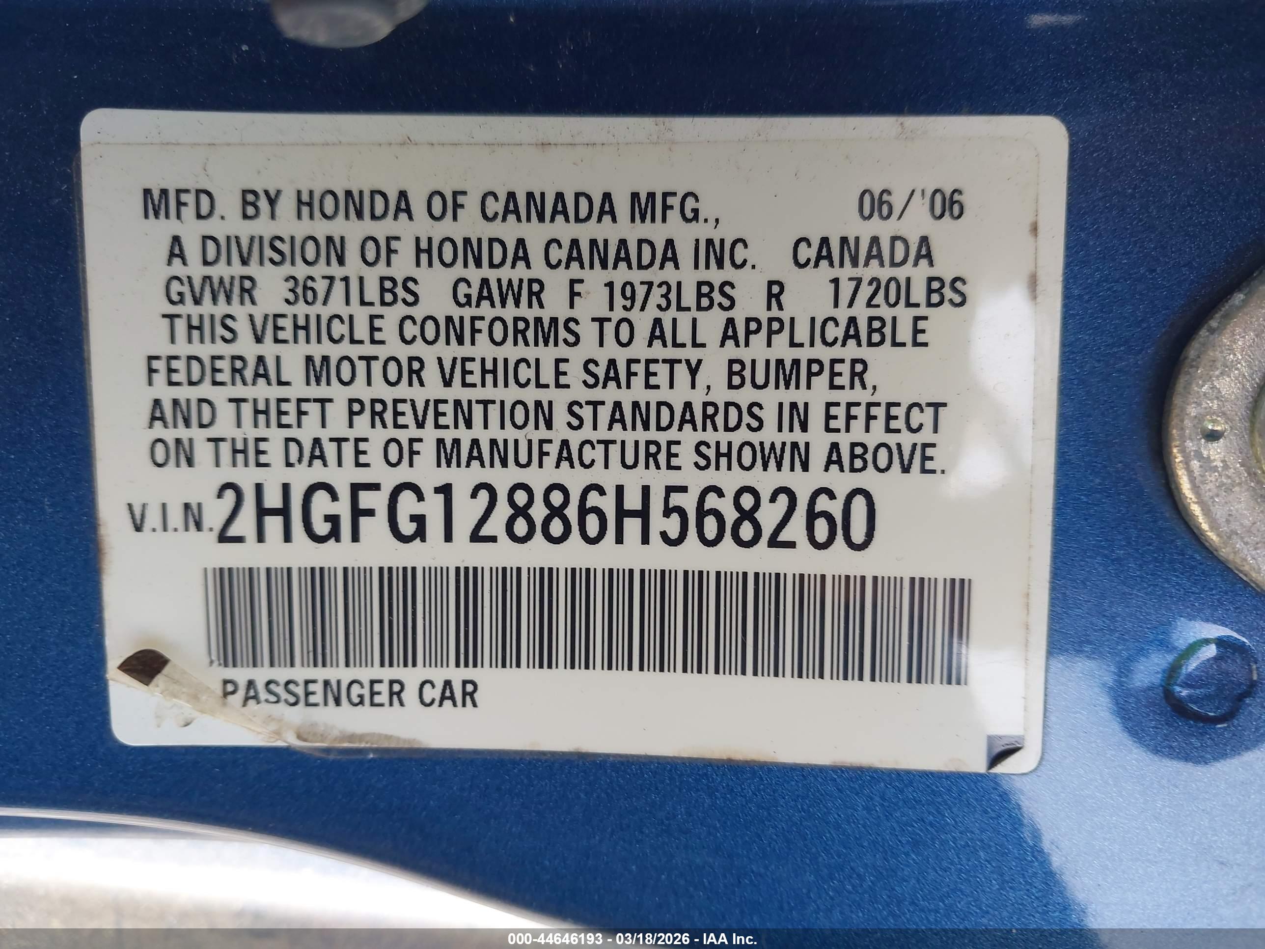HONDA CIVIC image 9