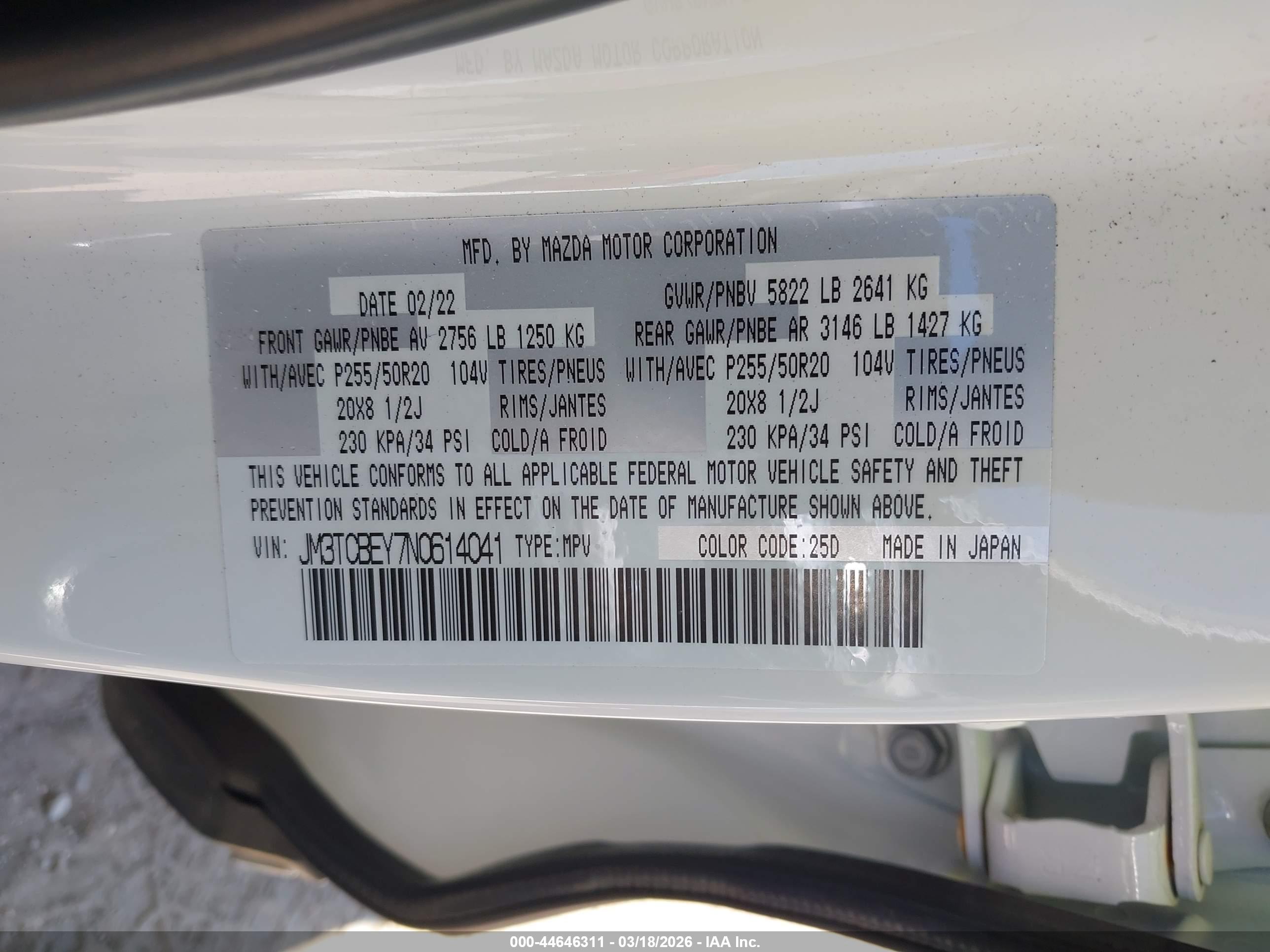 MAZDA CX-9 image 9