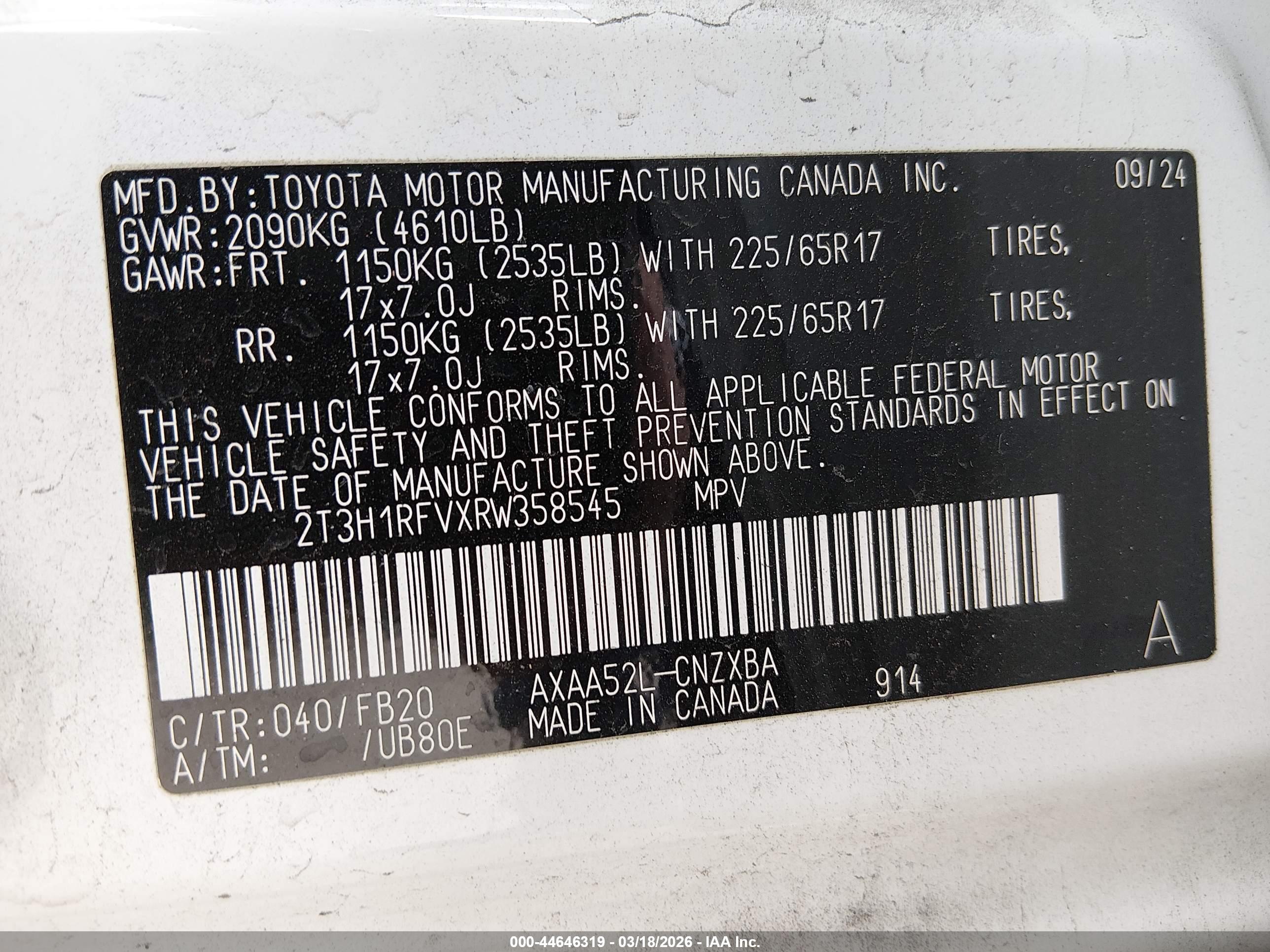 TOYOTA RAV4 image 9