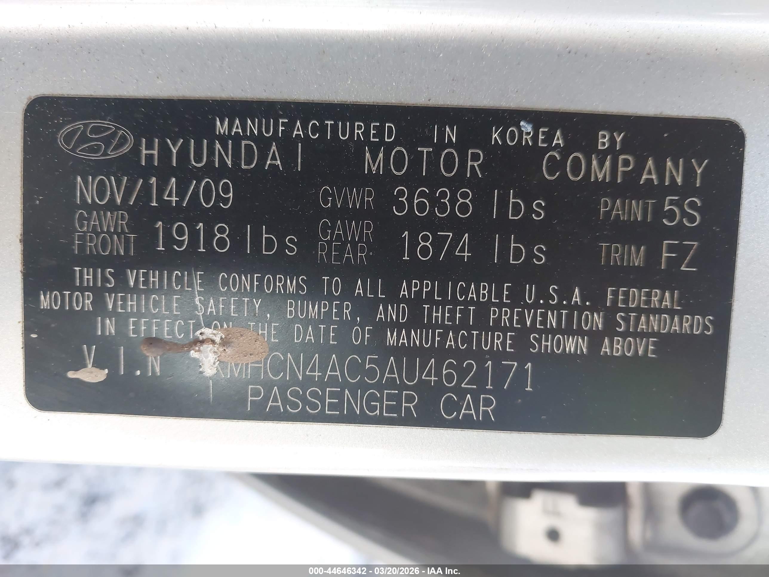 HYUNDAI ACCENT image 9
