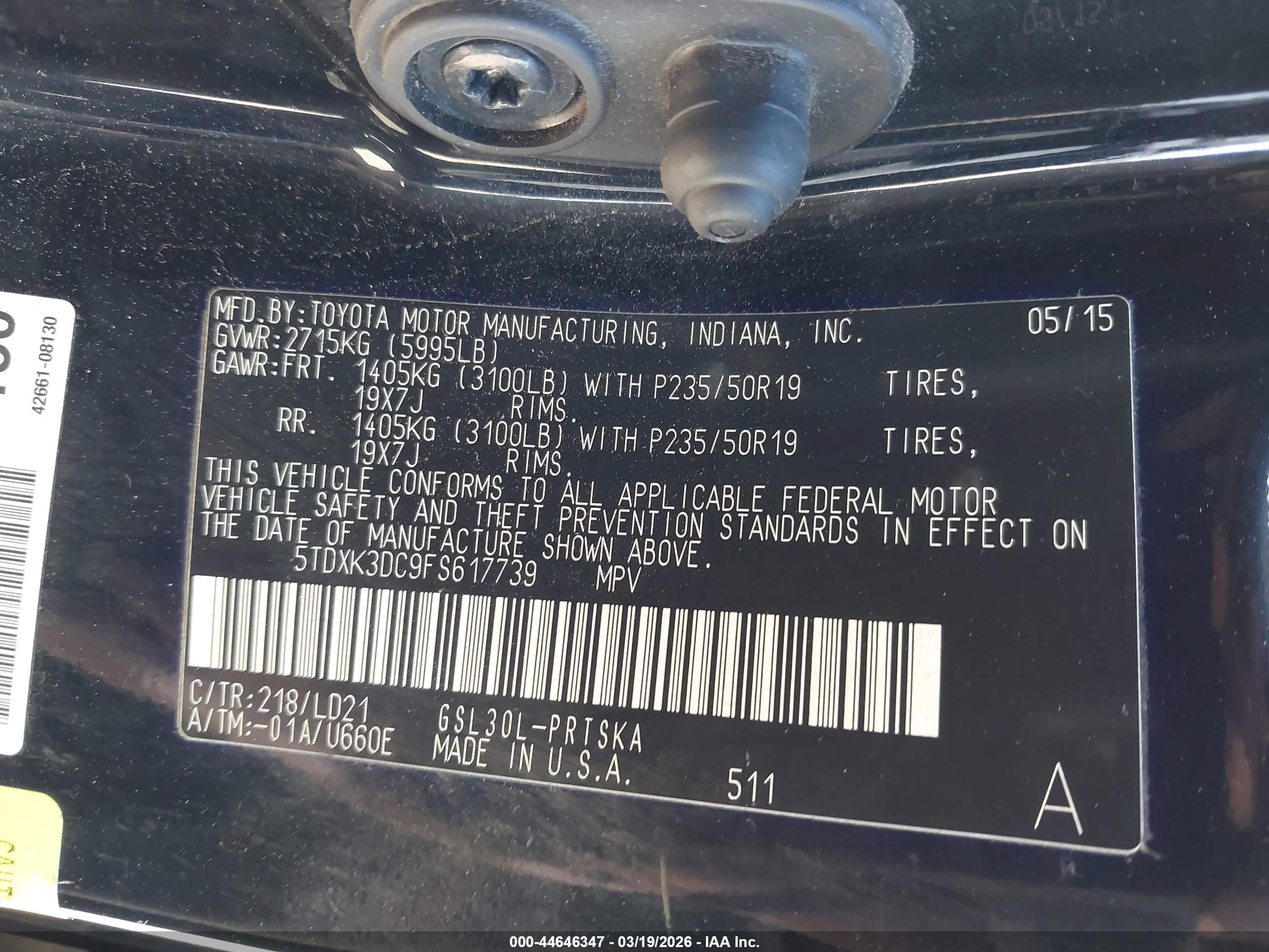 TOYOTA SIENNA image 9