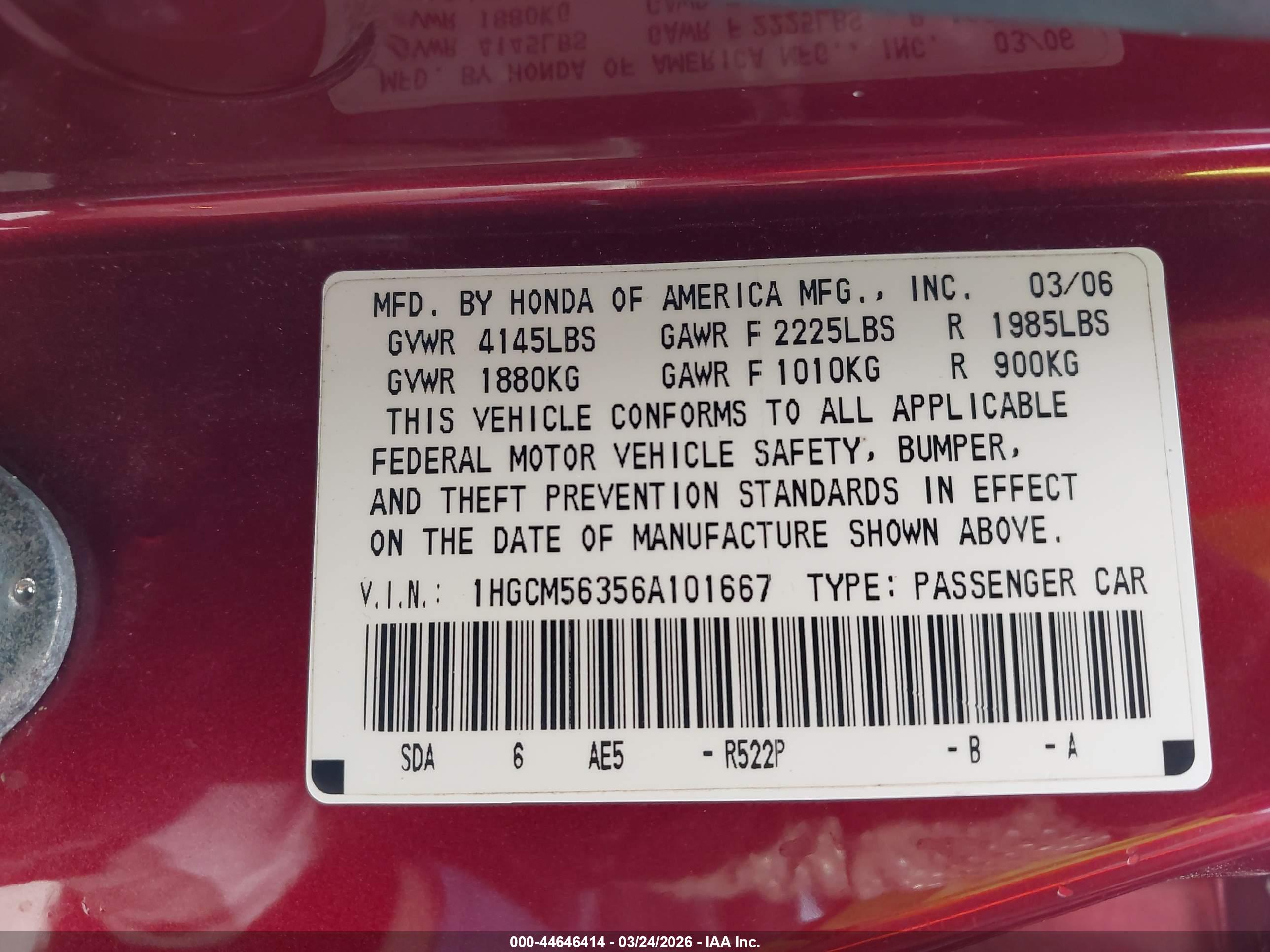 HONDA ACCORD image 9