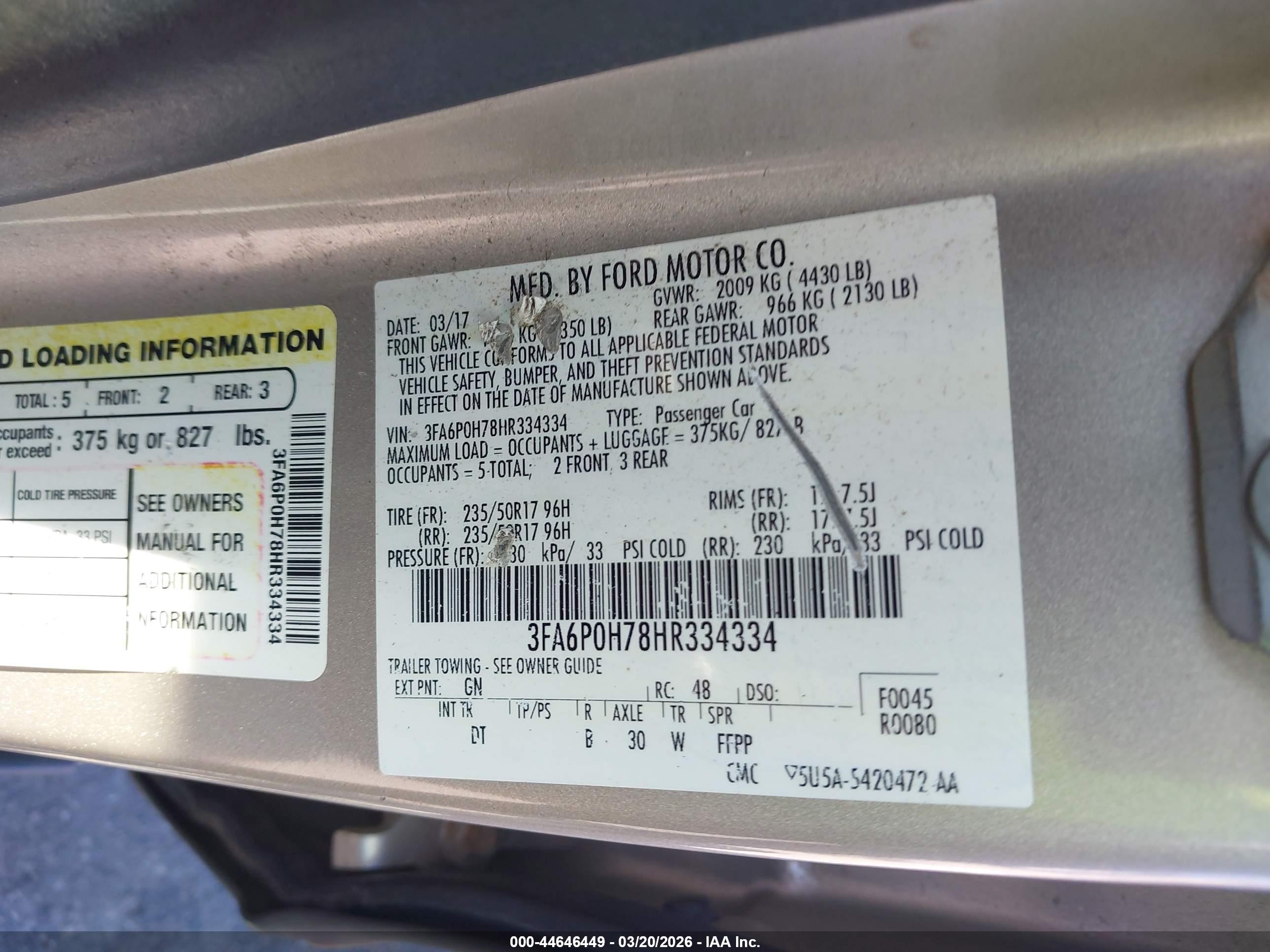 FORD FUSION image 9