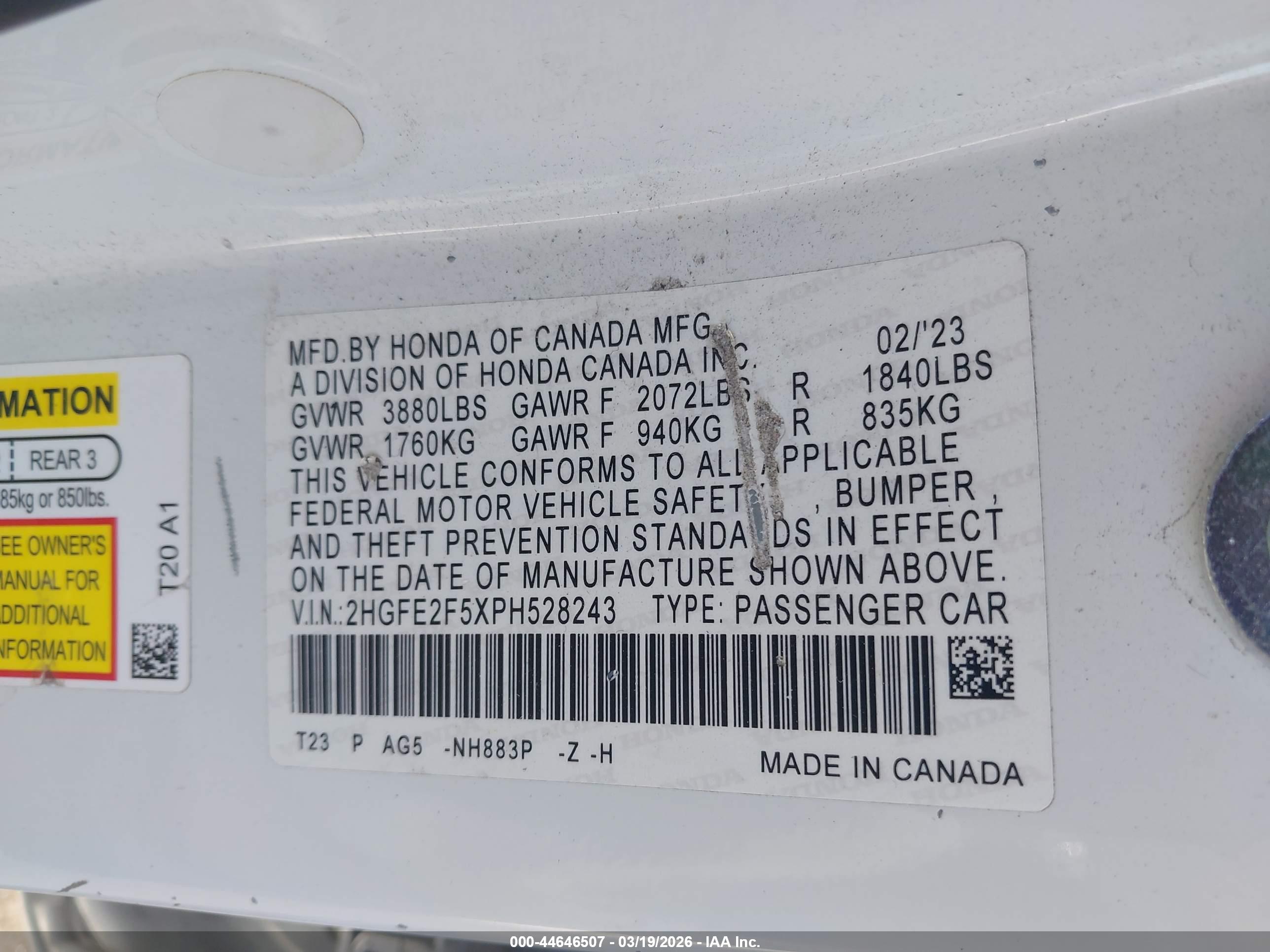 HONDA CIVIC image 9