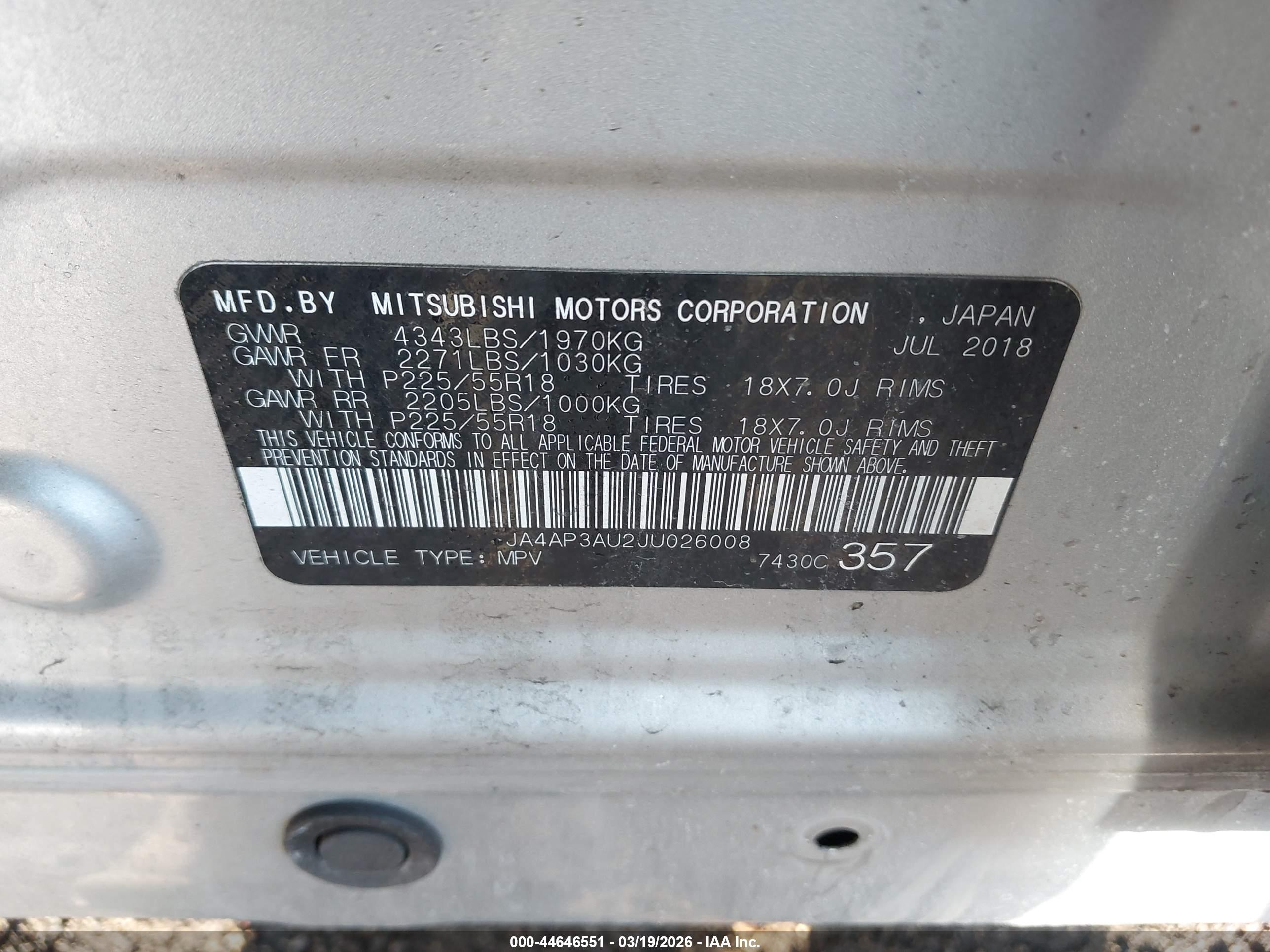 MITSUBISHI OUTLANDER image 9