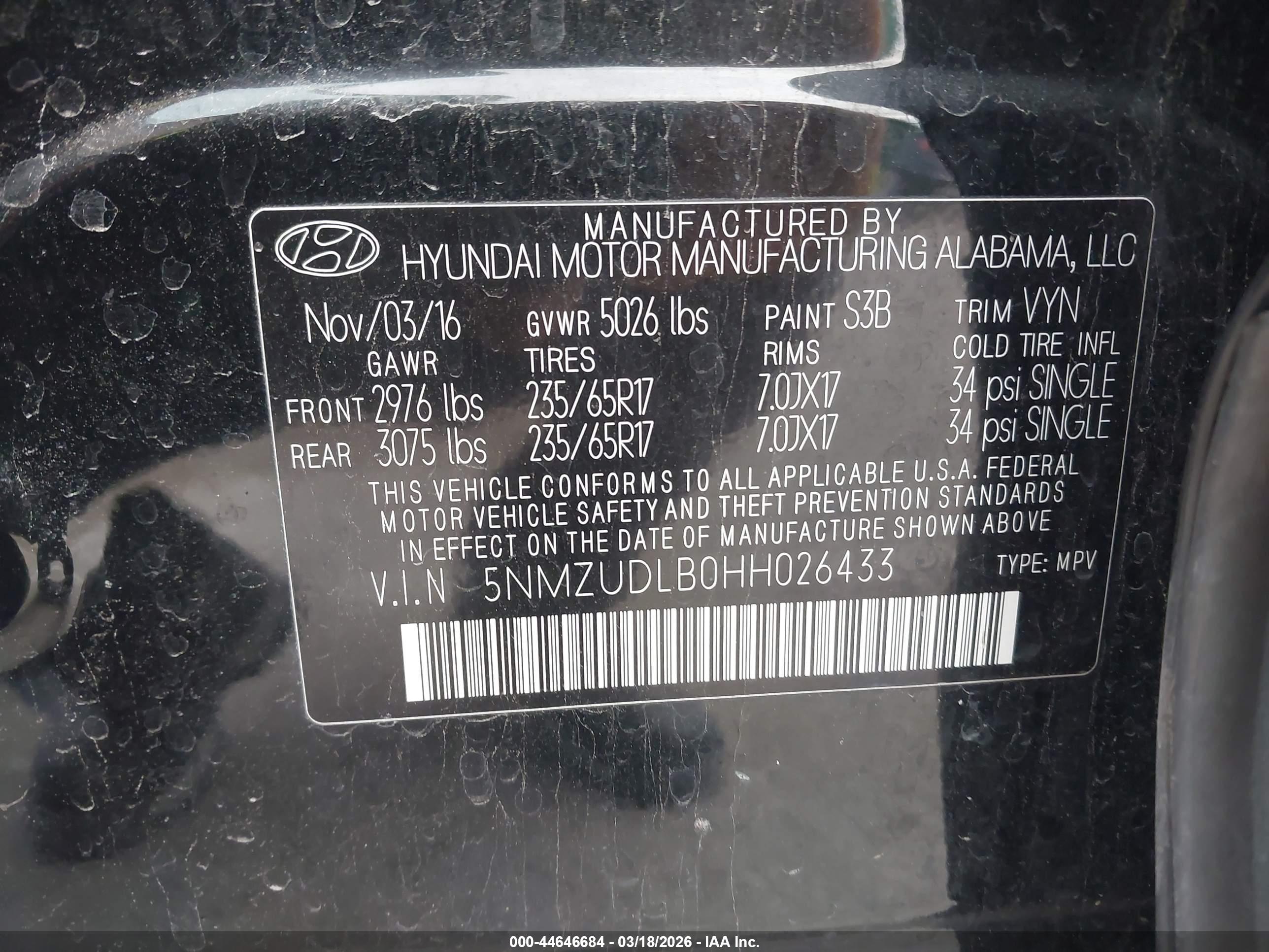HYUNDAI SANTA image 9