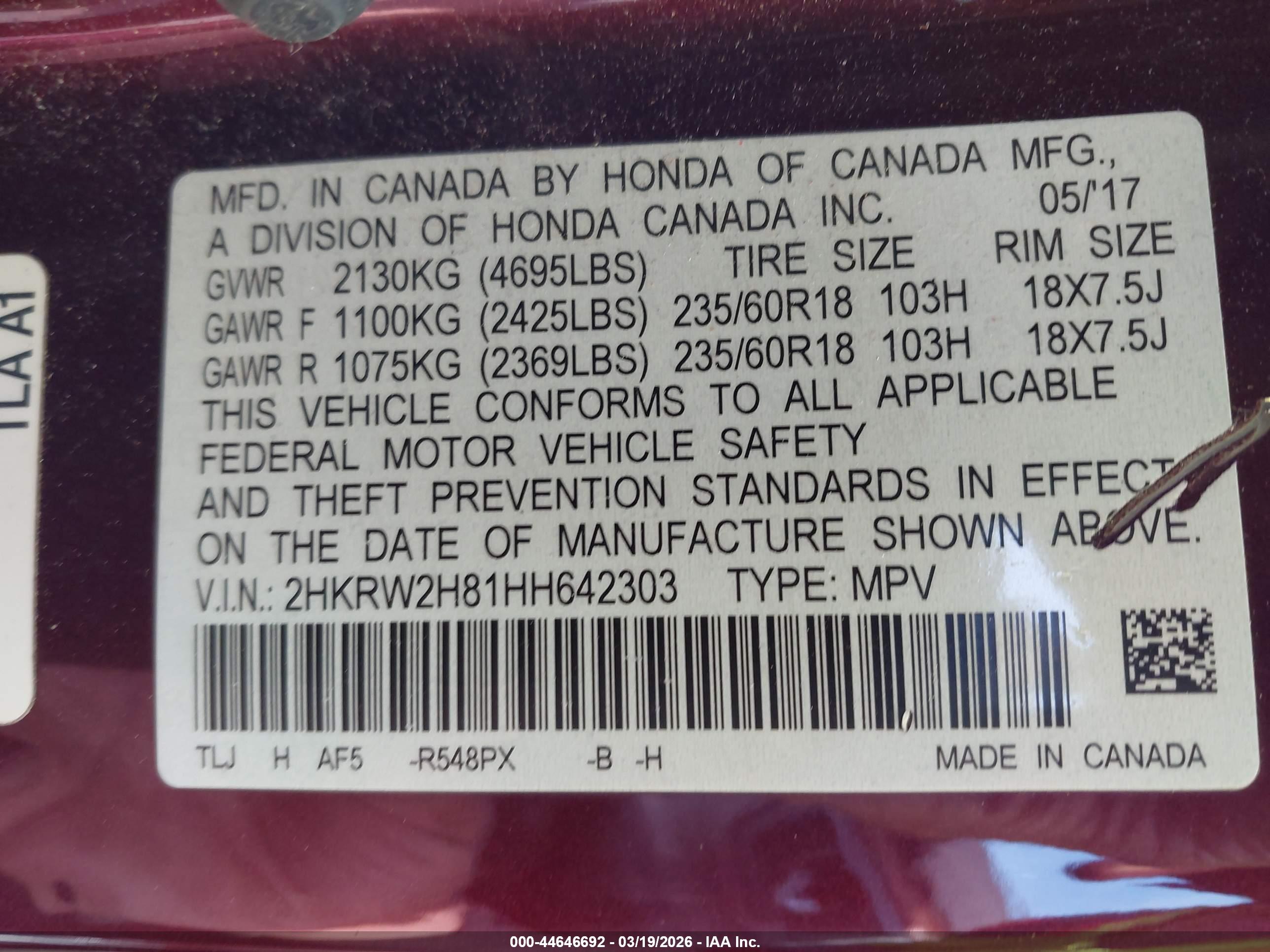 HONDA CR-V image 9