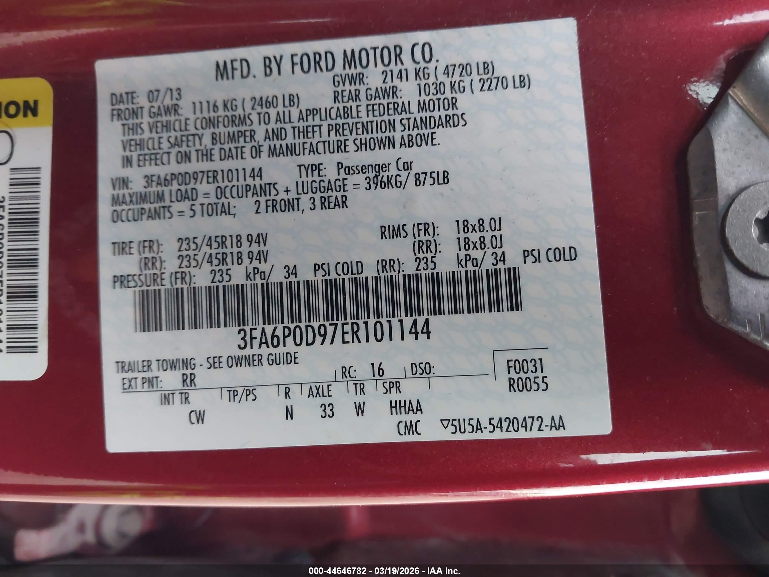 FORD FUSION image 9