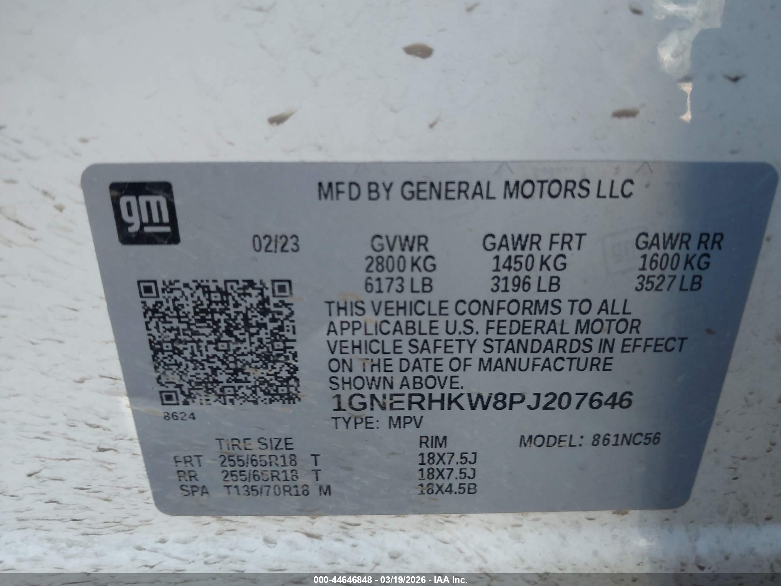 CHEVROLET TRAVERSE image 9