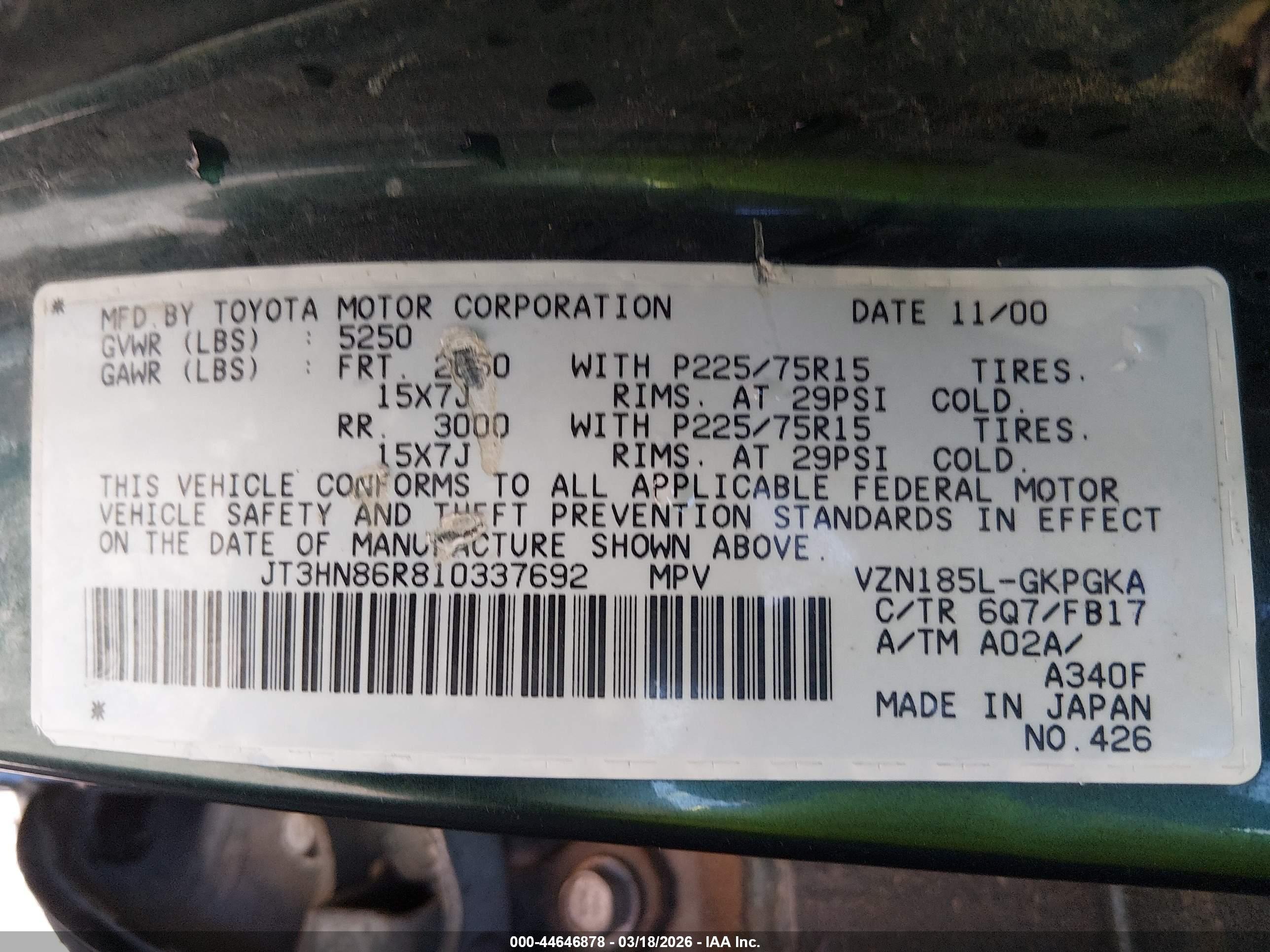 TOYOTA 4RUNNER image 9