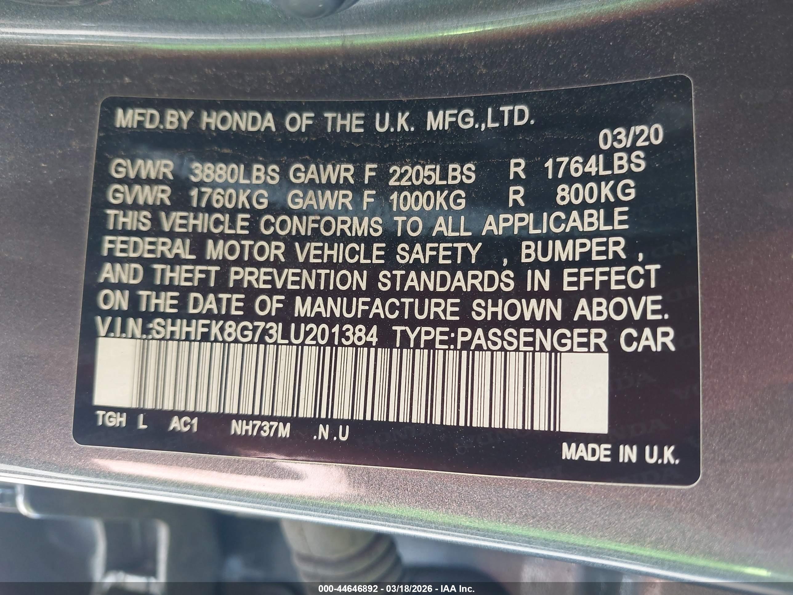 HONDA CIVIC image 9
