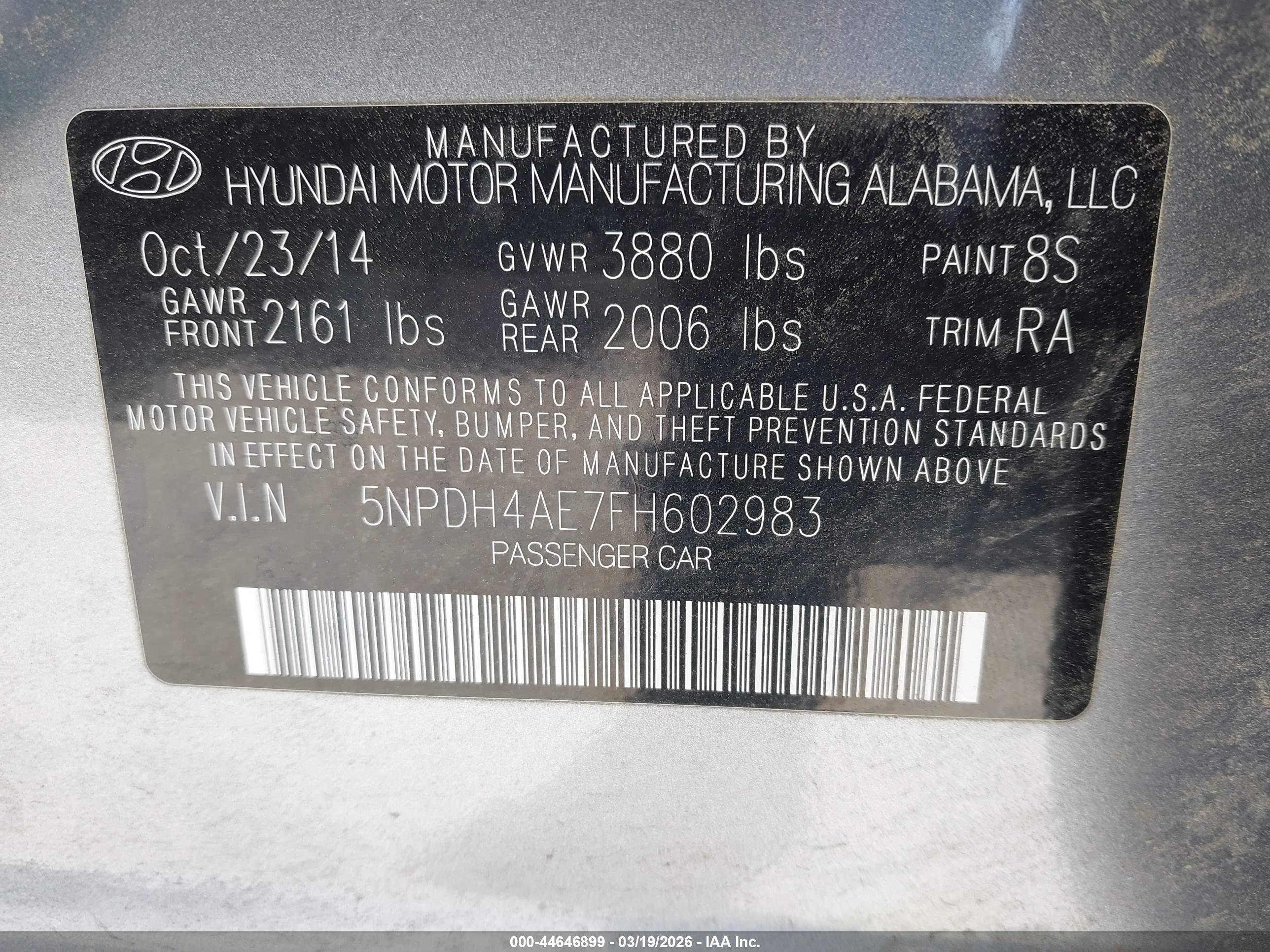 HYUNDAI ELANTRA image 9