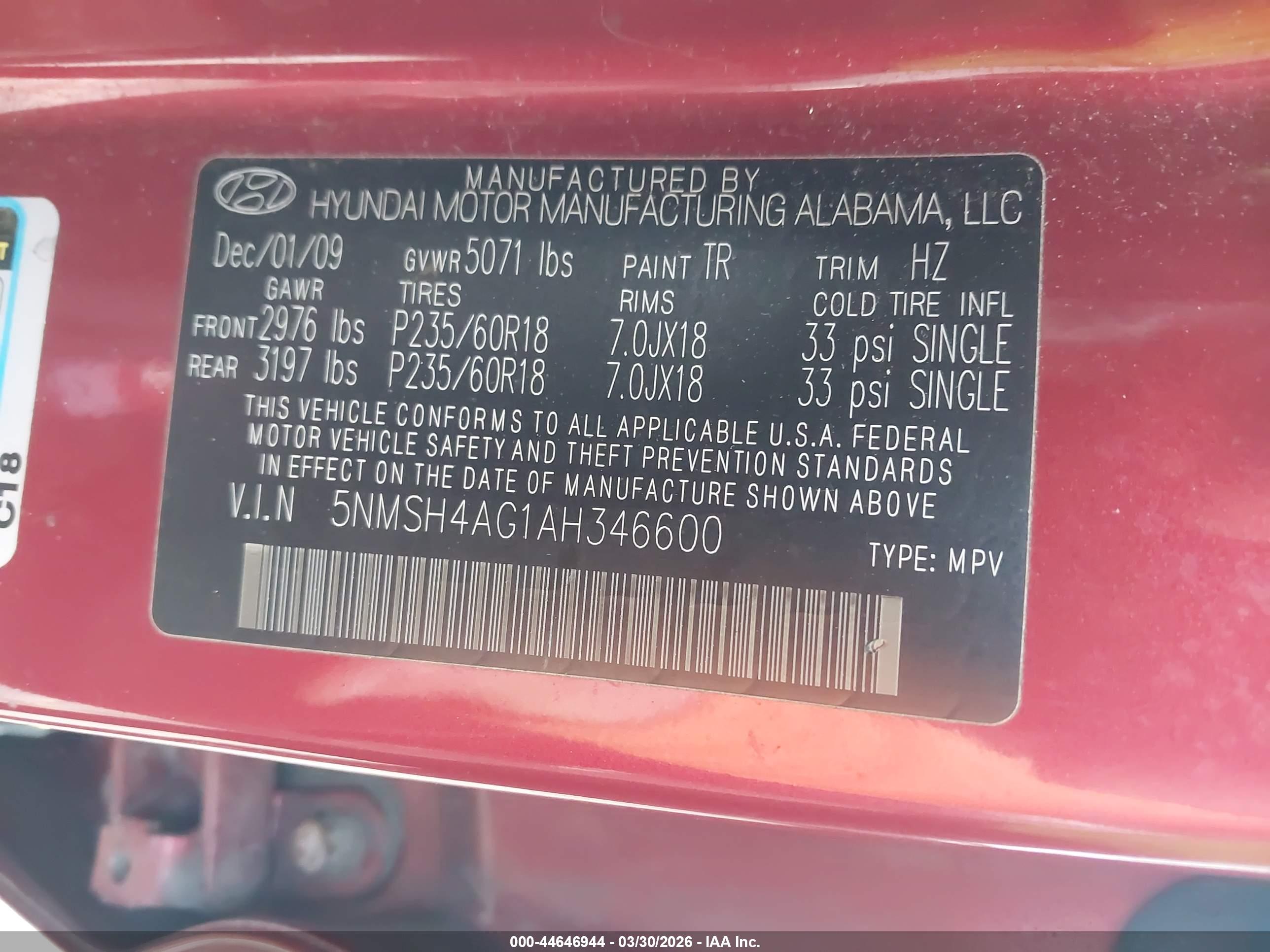 HYUNDAI SANTA image 9