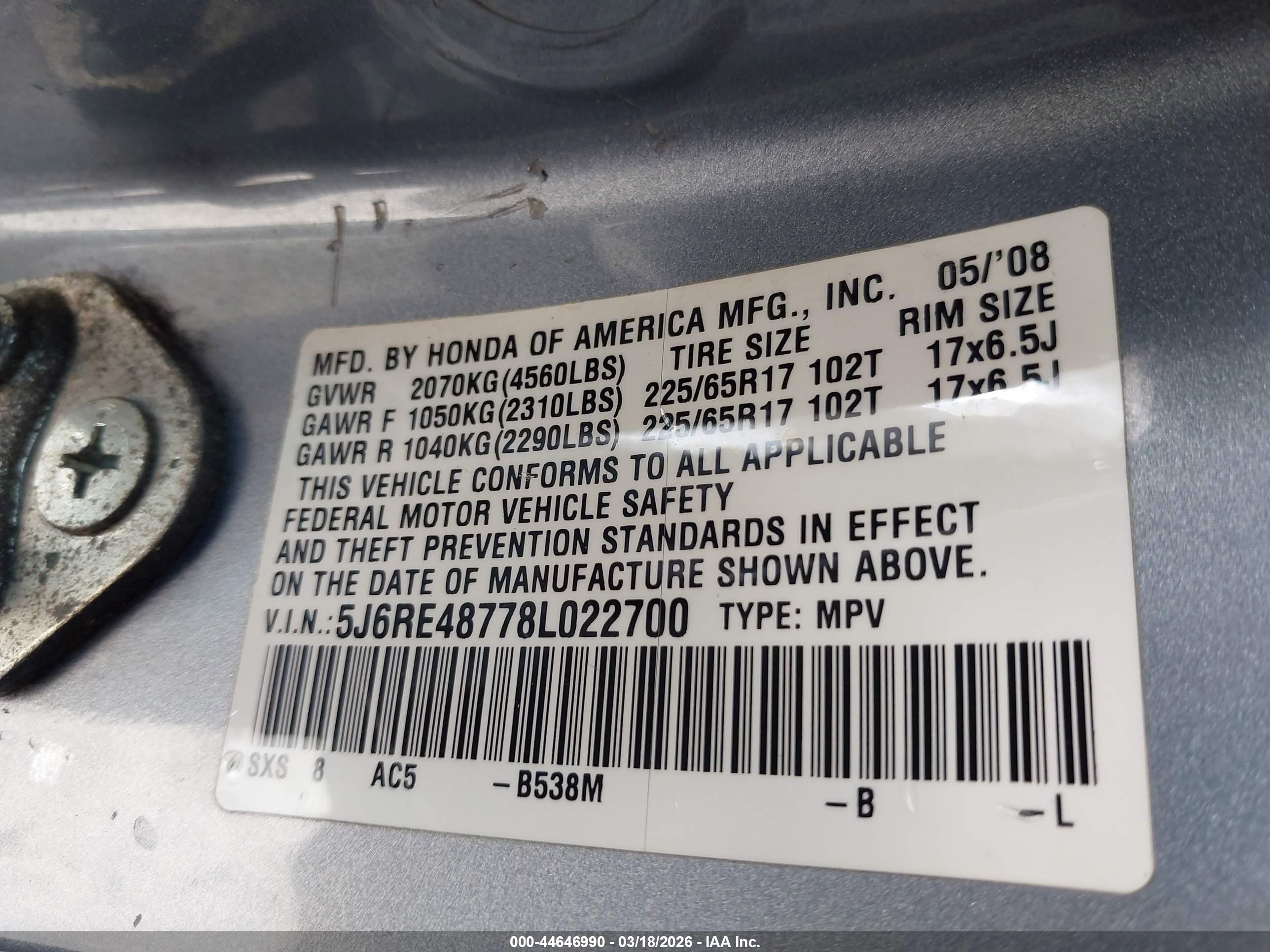 HONDA CR-V image 9