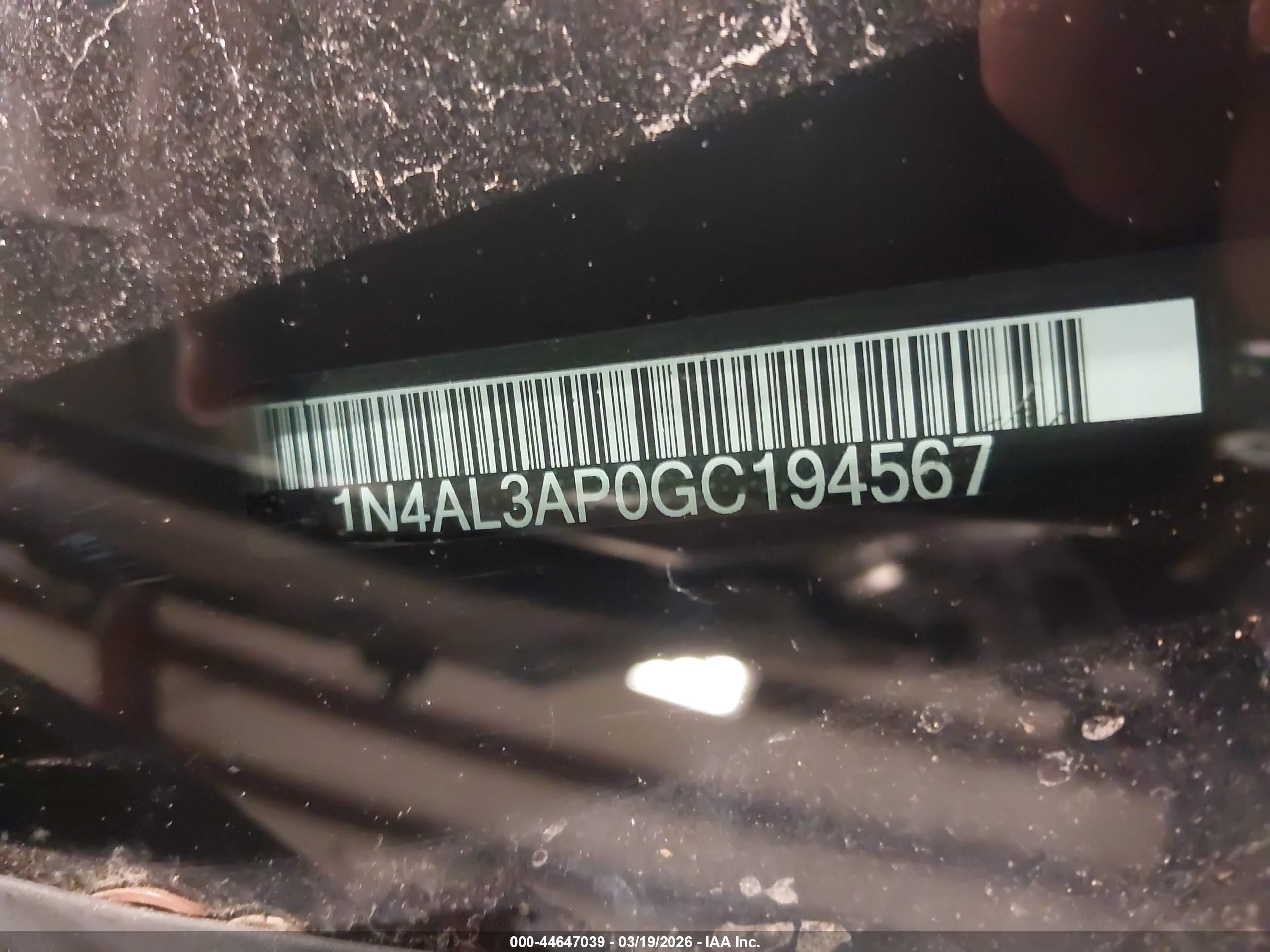 NISSAN ALTIMA image 9
