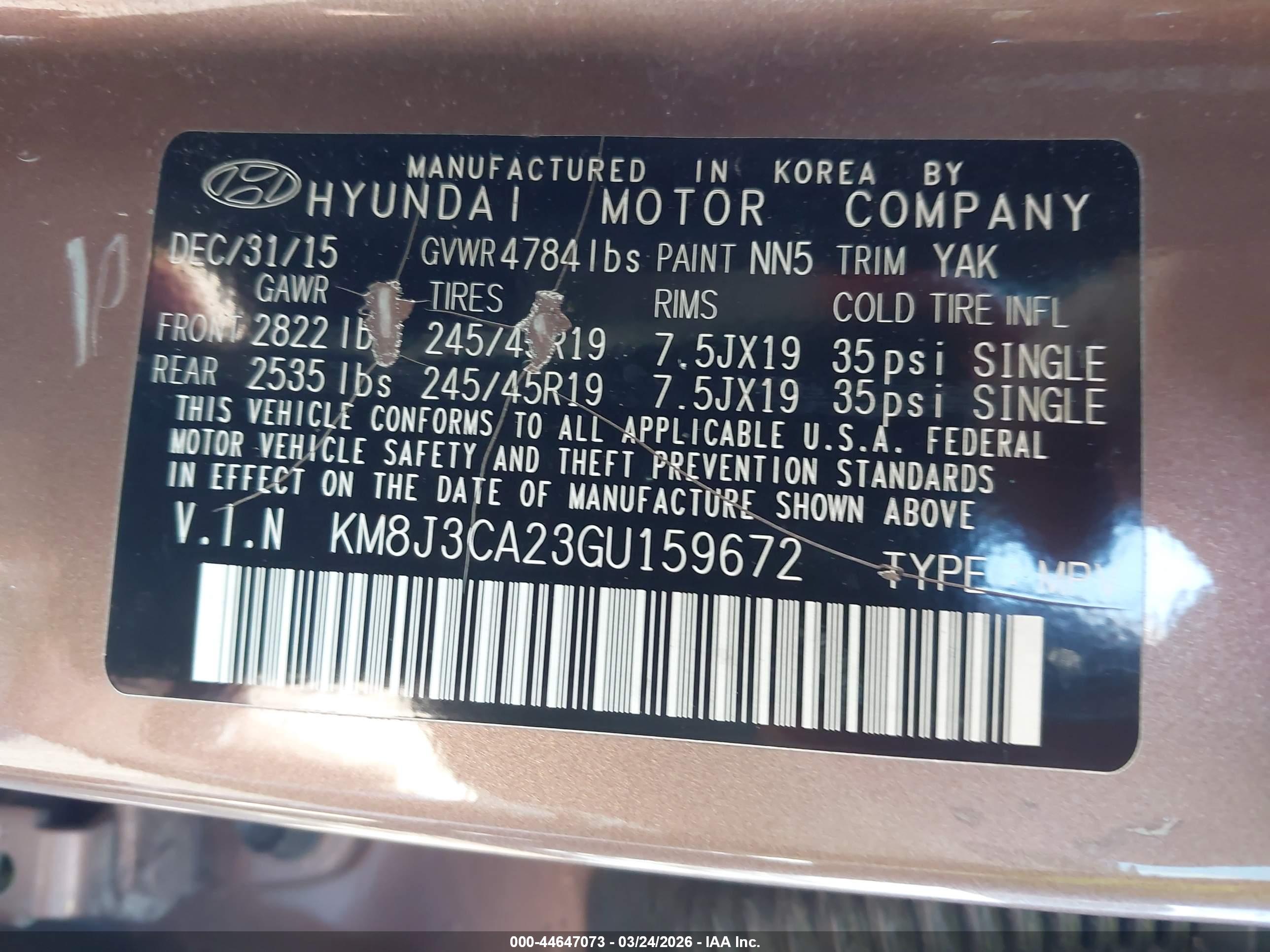 HYUNDAI TUCSON image 9
