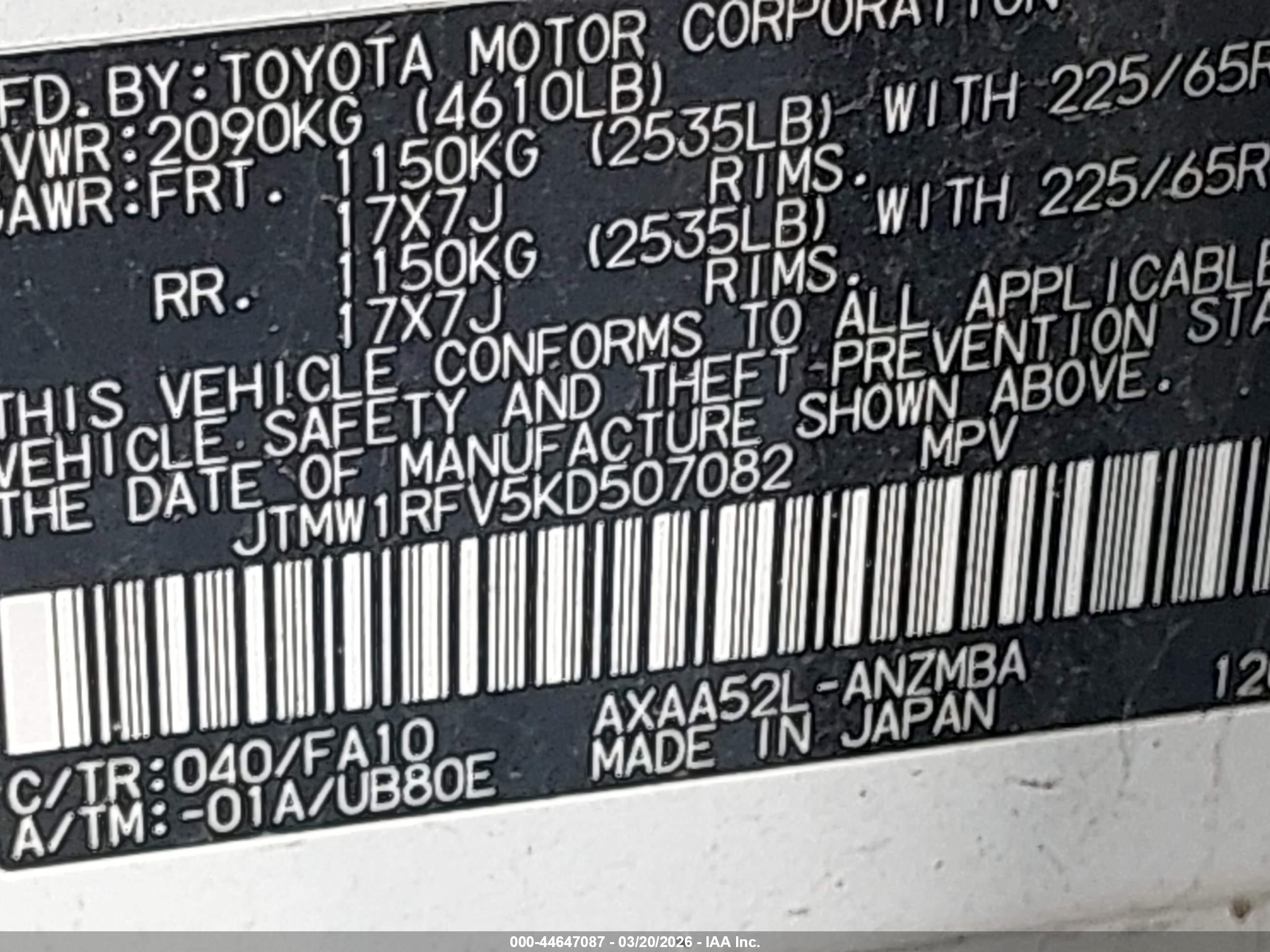 TOYOTA RAV4 image 9