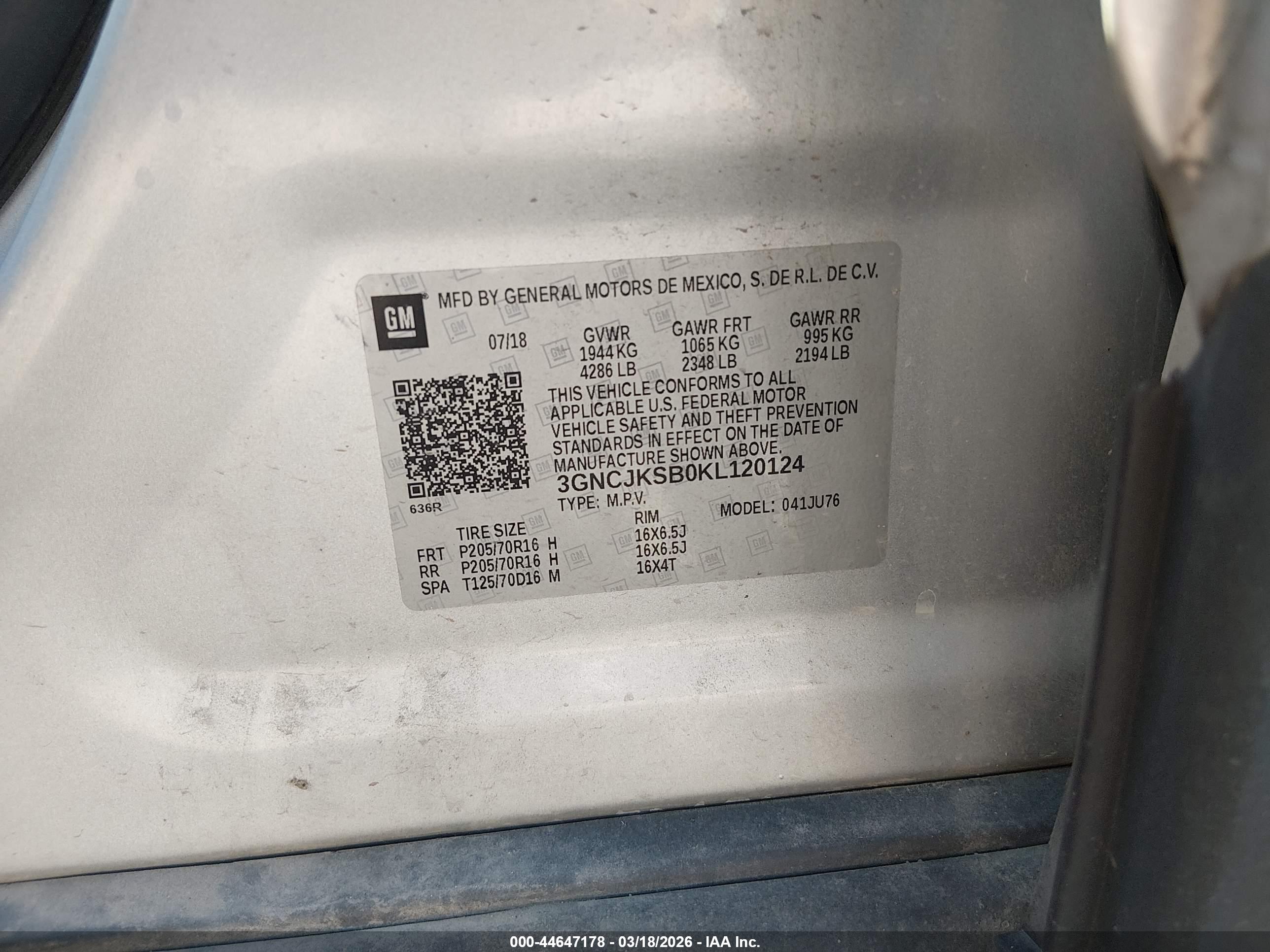 CHEVROLET TRAX image 9