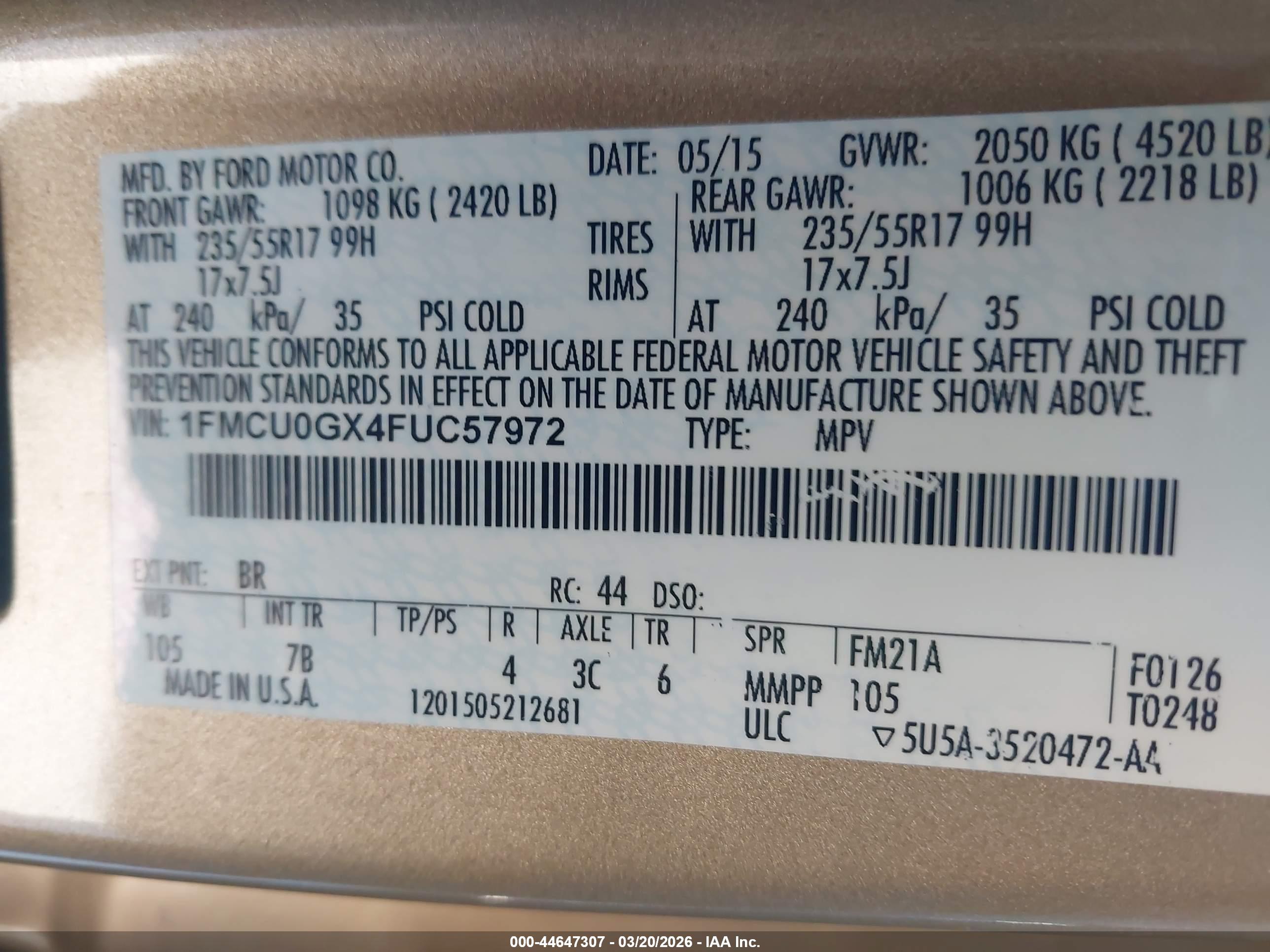 FORD ESCAPE image 9