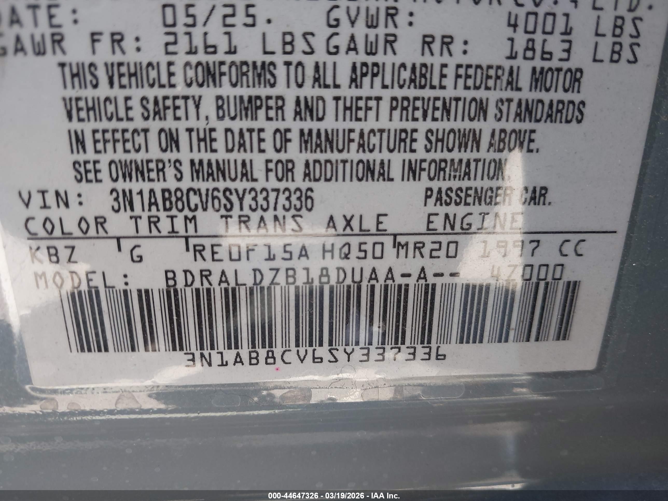 NISSAN SENTRA image 9