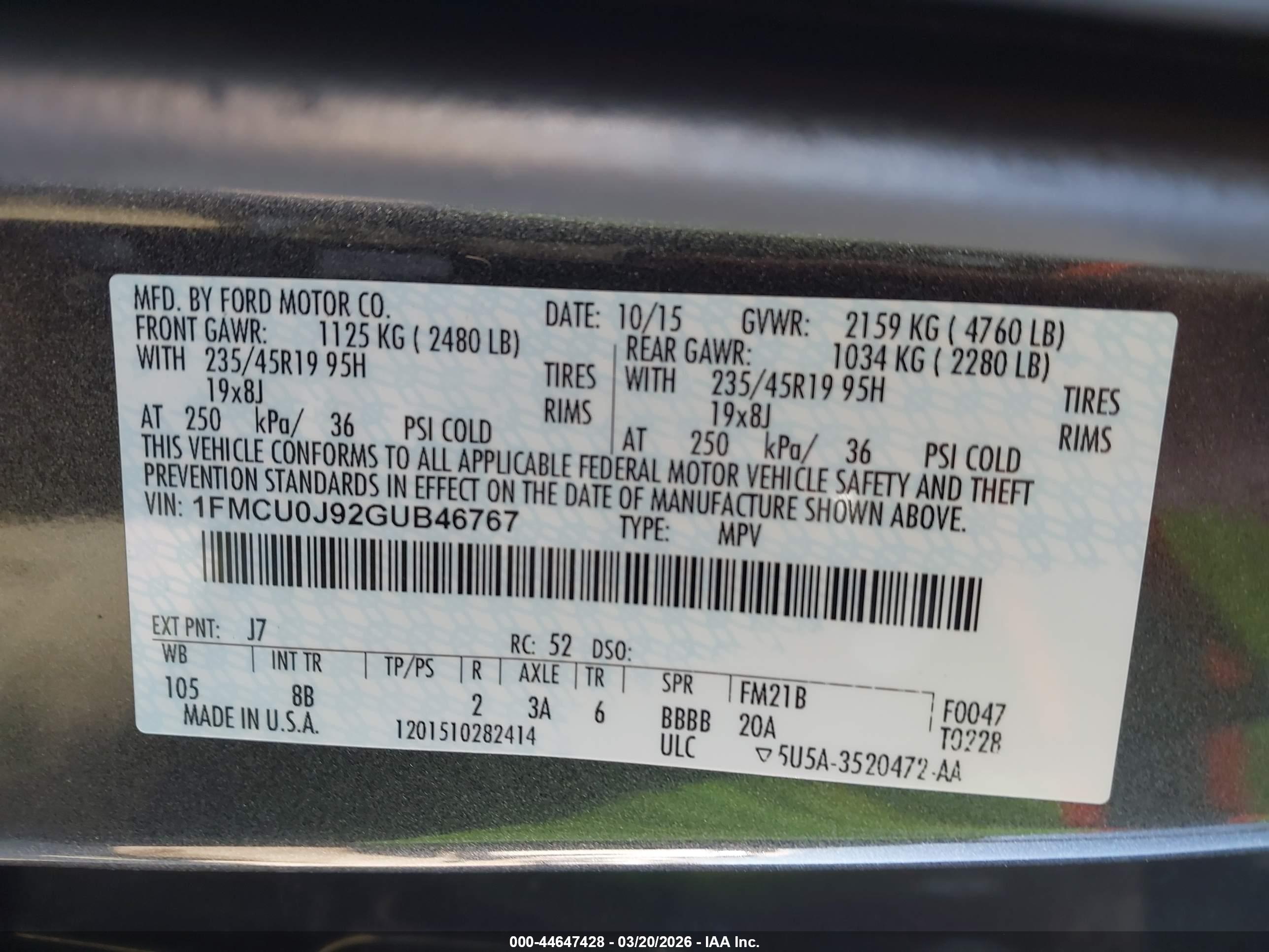 FORD ESCAPE image 9