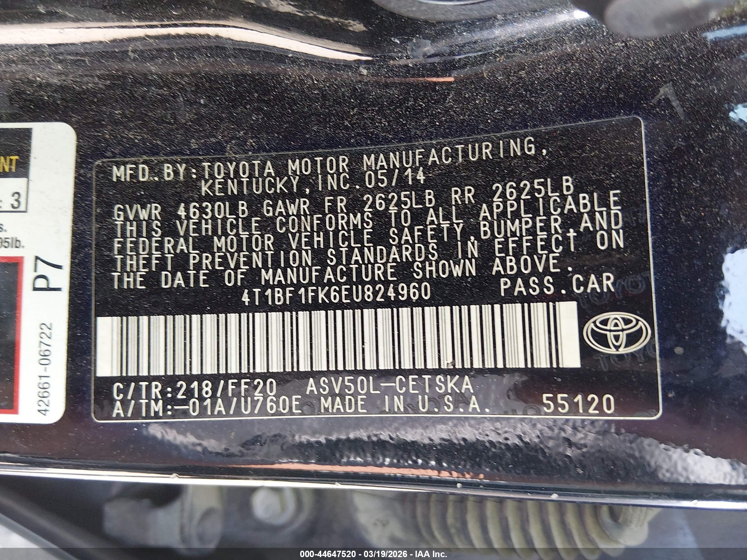 TOYOTA CAMRY image 9
