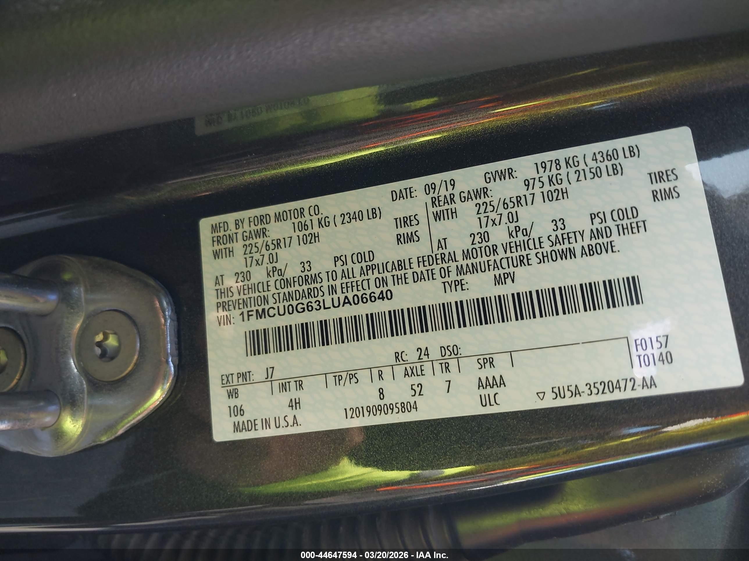 FORD ESCAPE image 9
