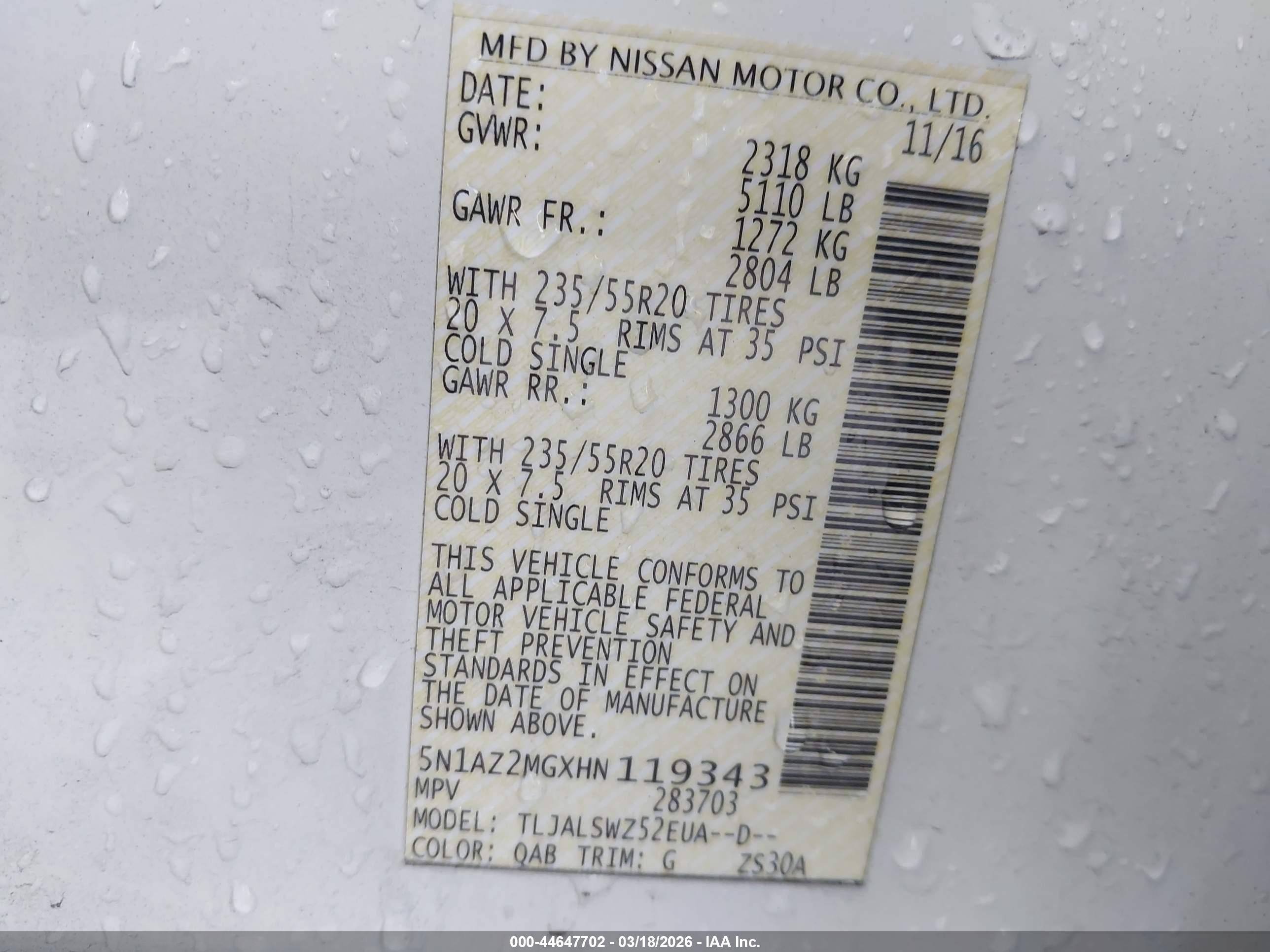 NISSAN MURANO image 9