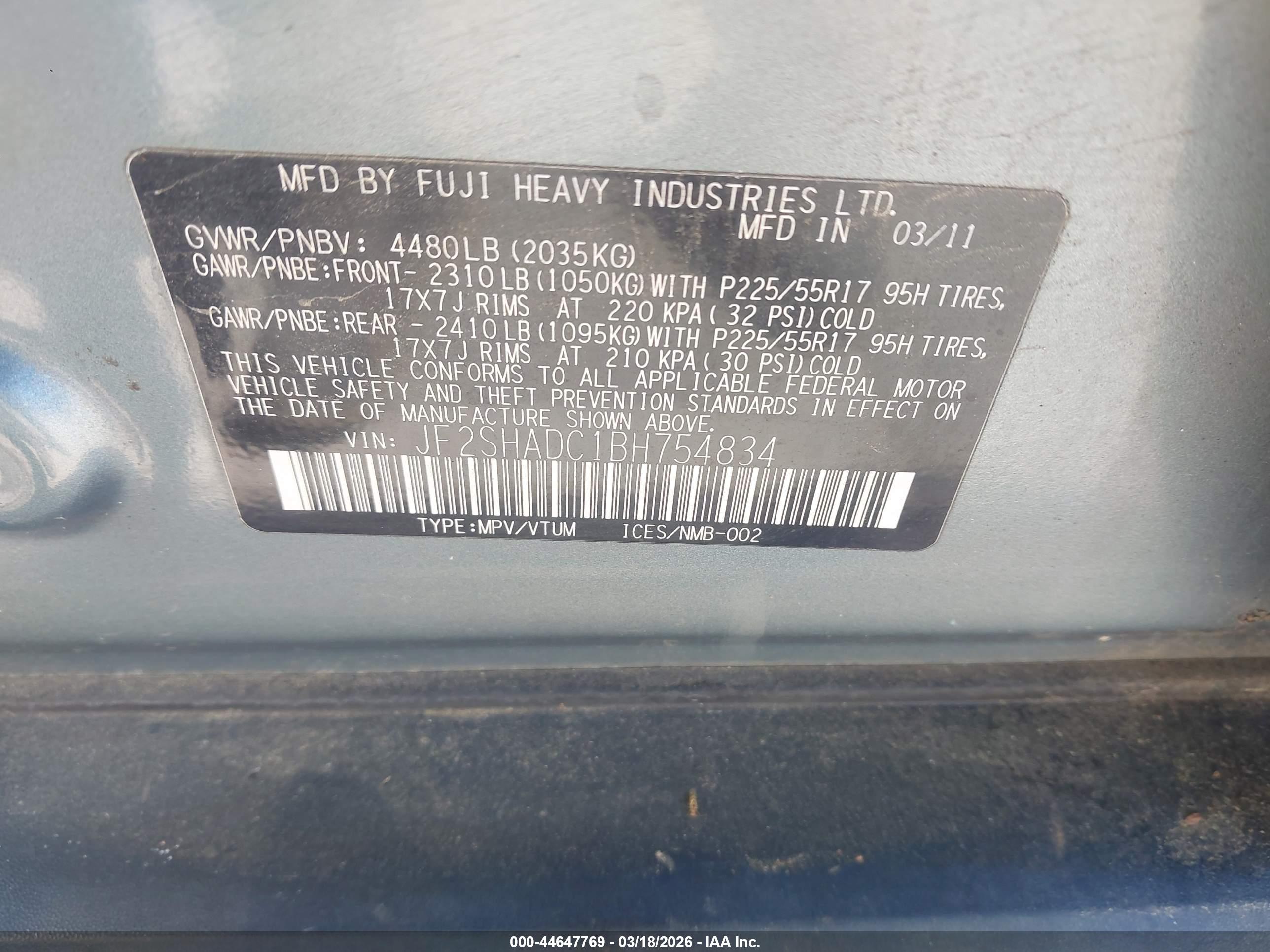 SUBARU FORESTER image 9