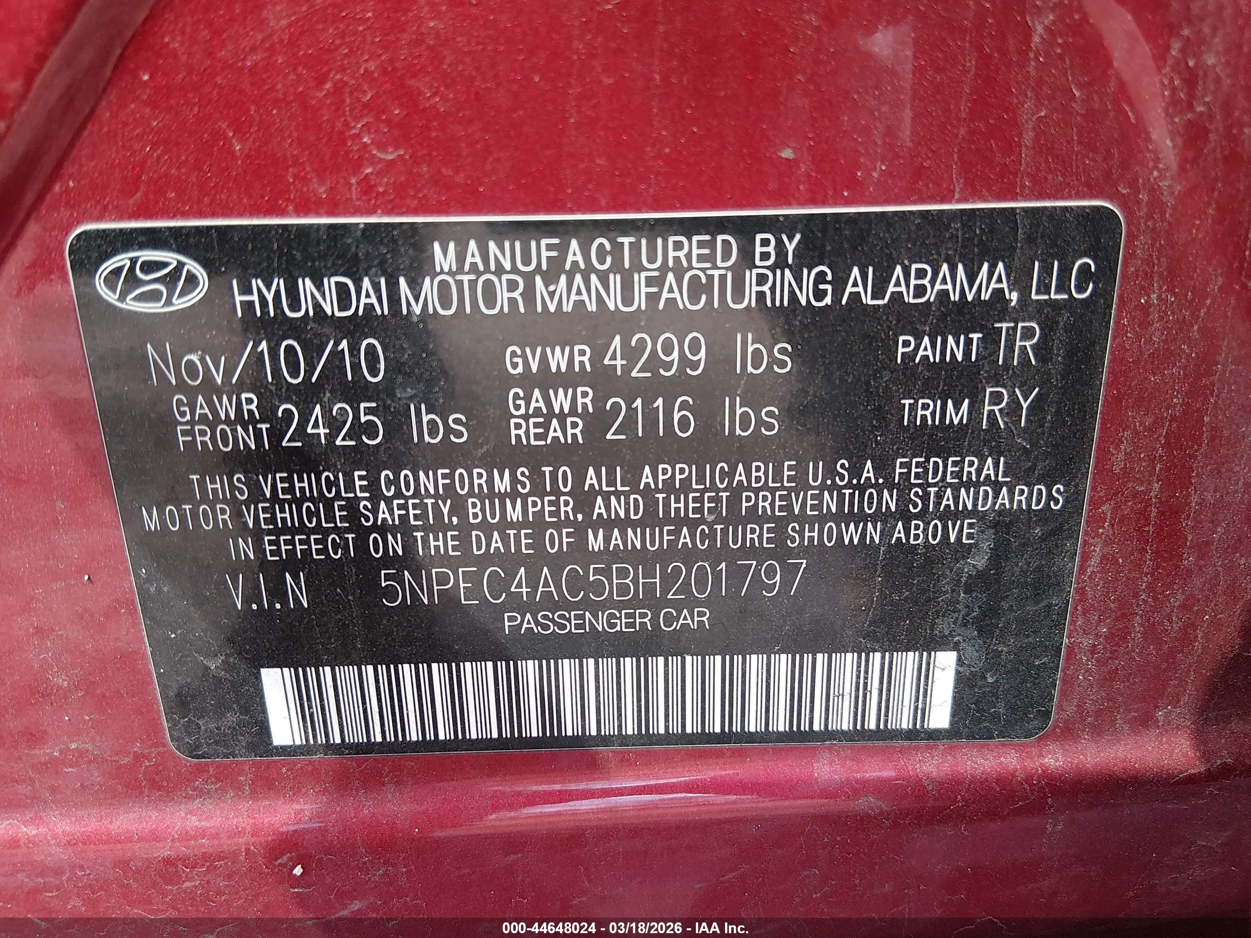 HYUNDAI SONATA image 9