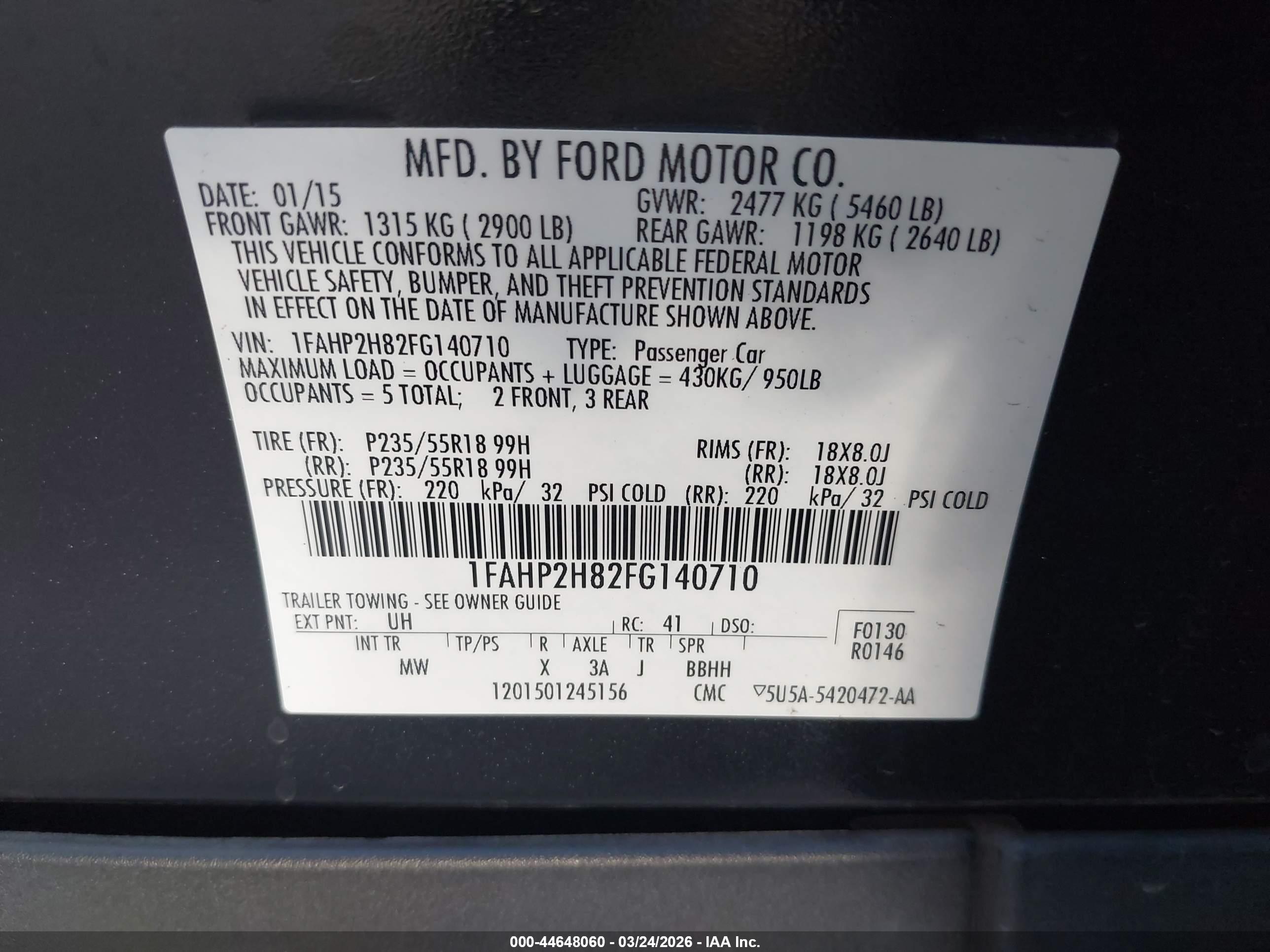 FORD TAURUS image 9