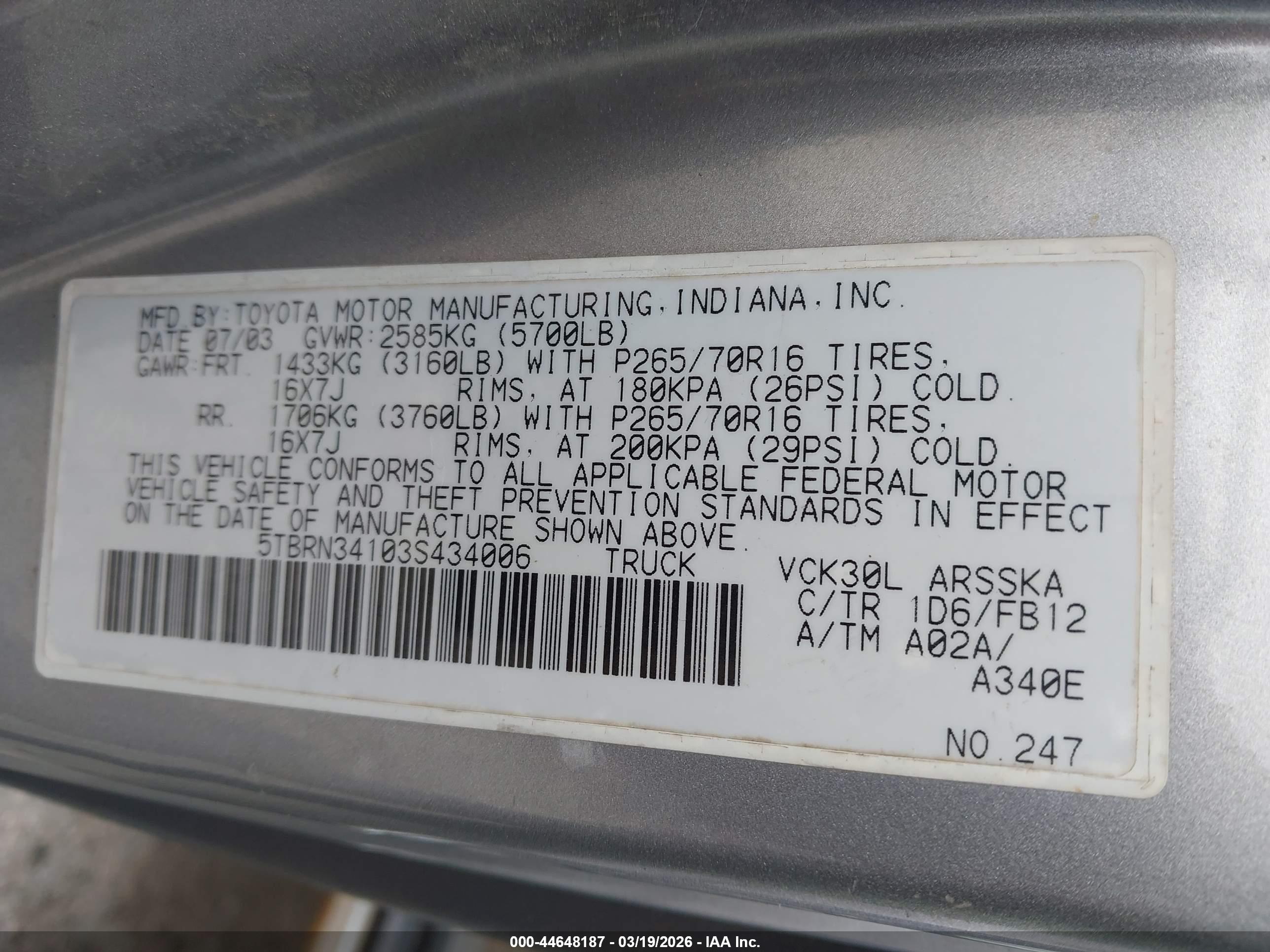 TOYOTA TUNDRA image 9