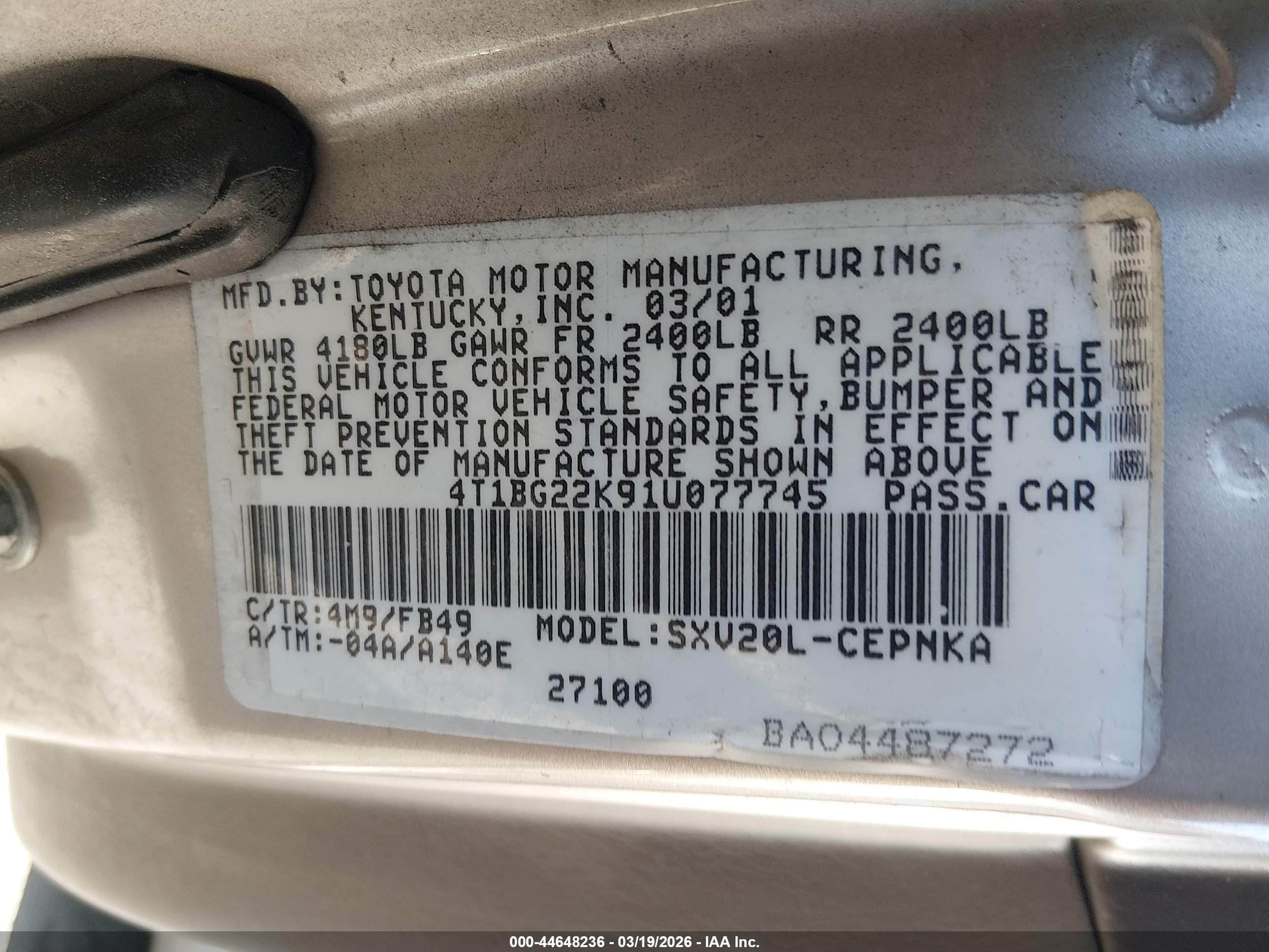 TOYOTA CAMRY image 9