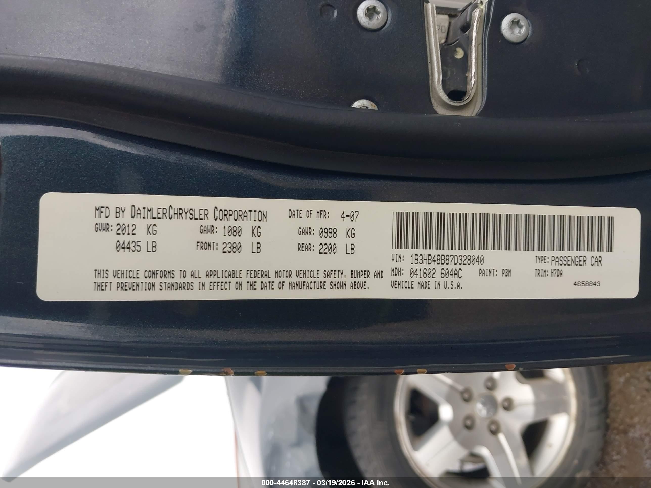 DODGE CALIBER image 9