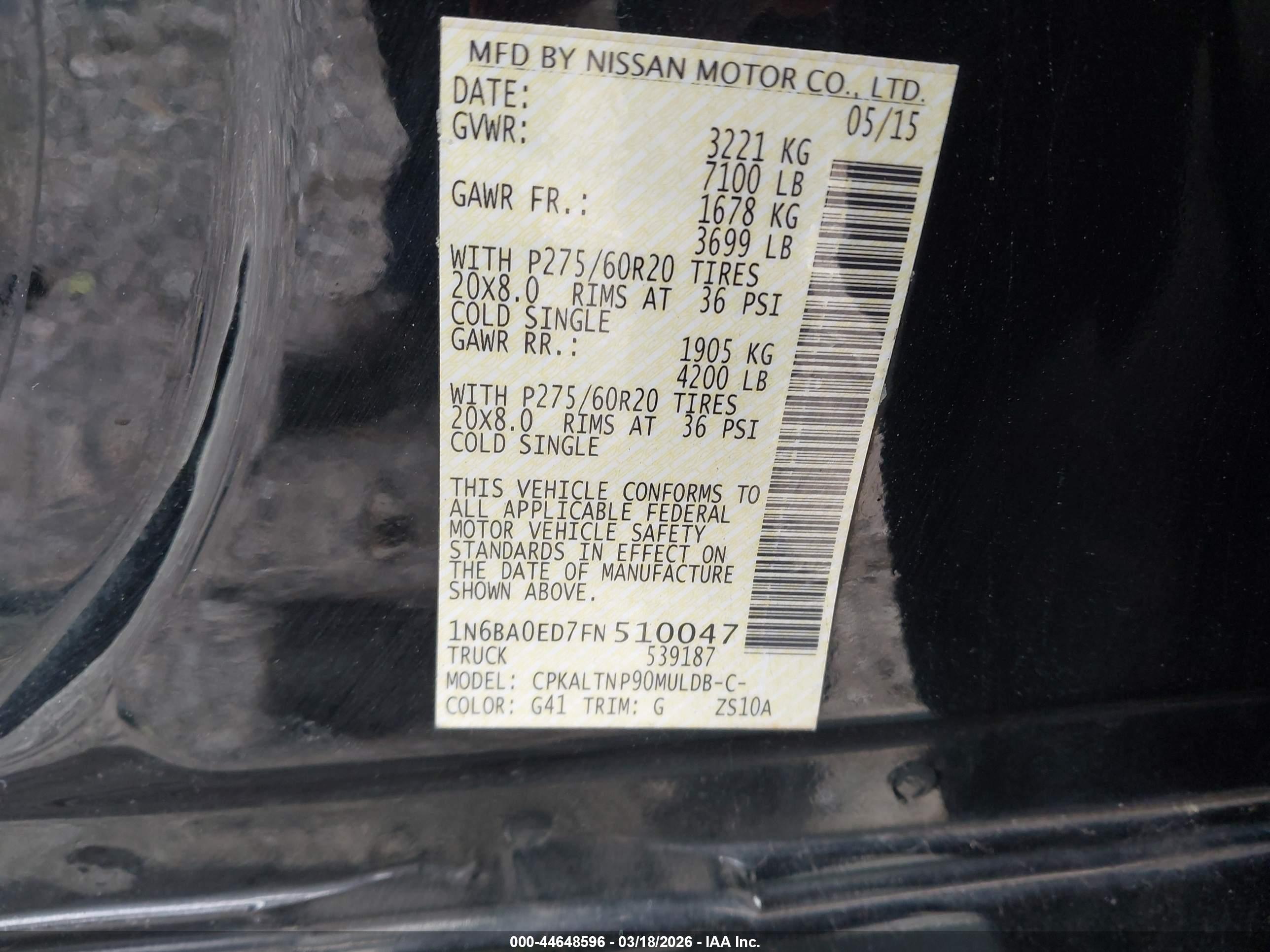 NISSAN TITAN image 9