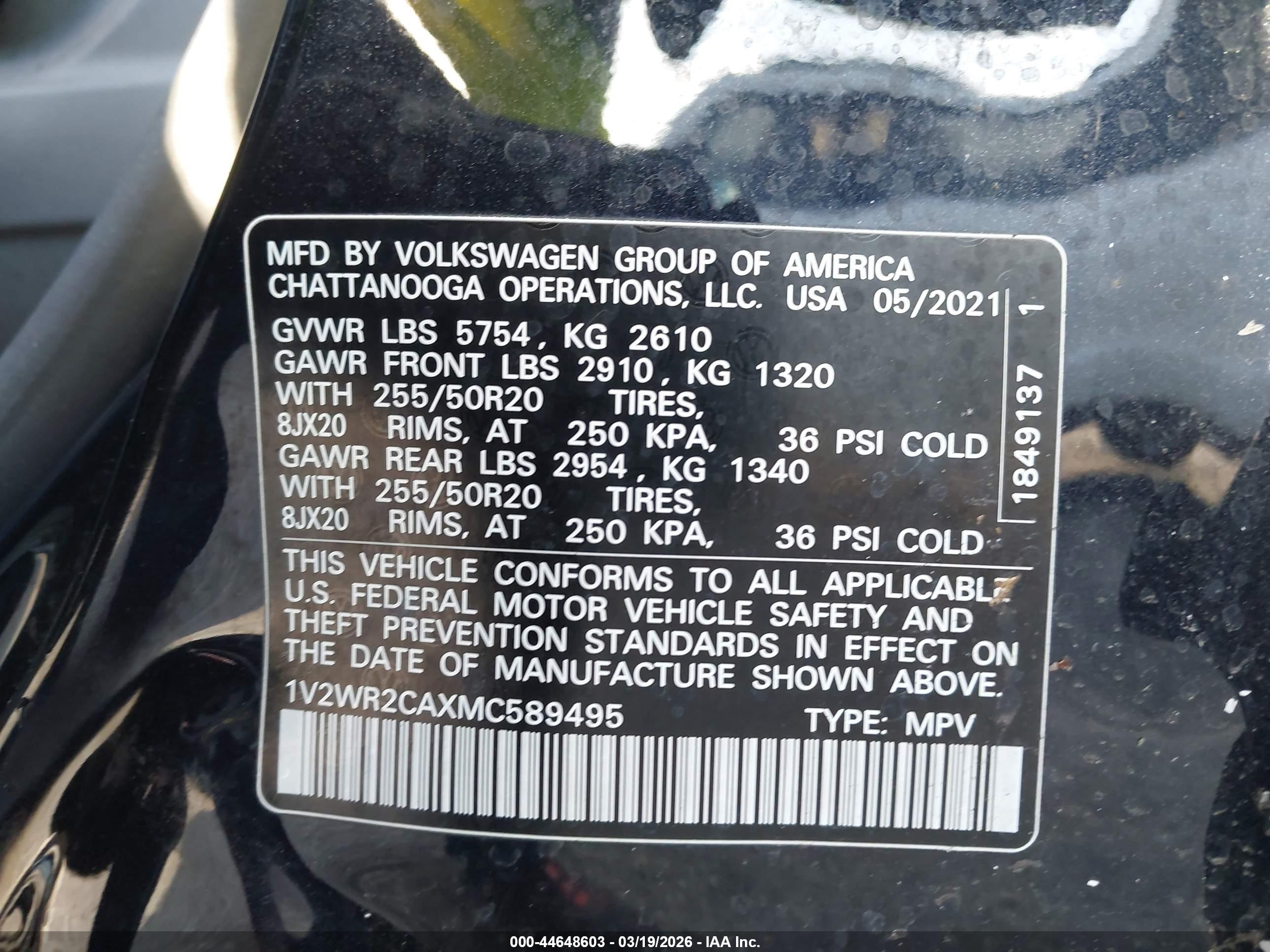 VOLKSWAGEN ATLAS image 9