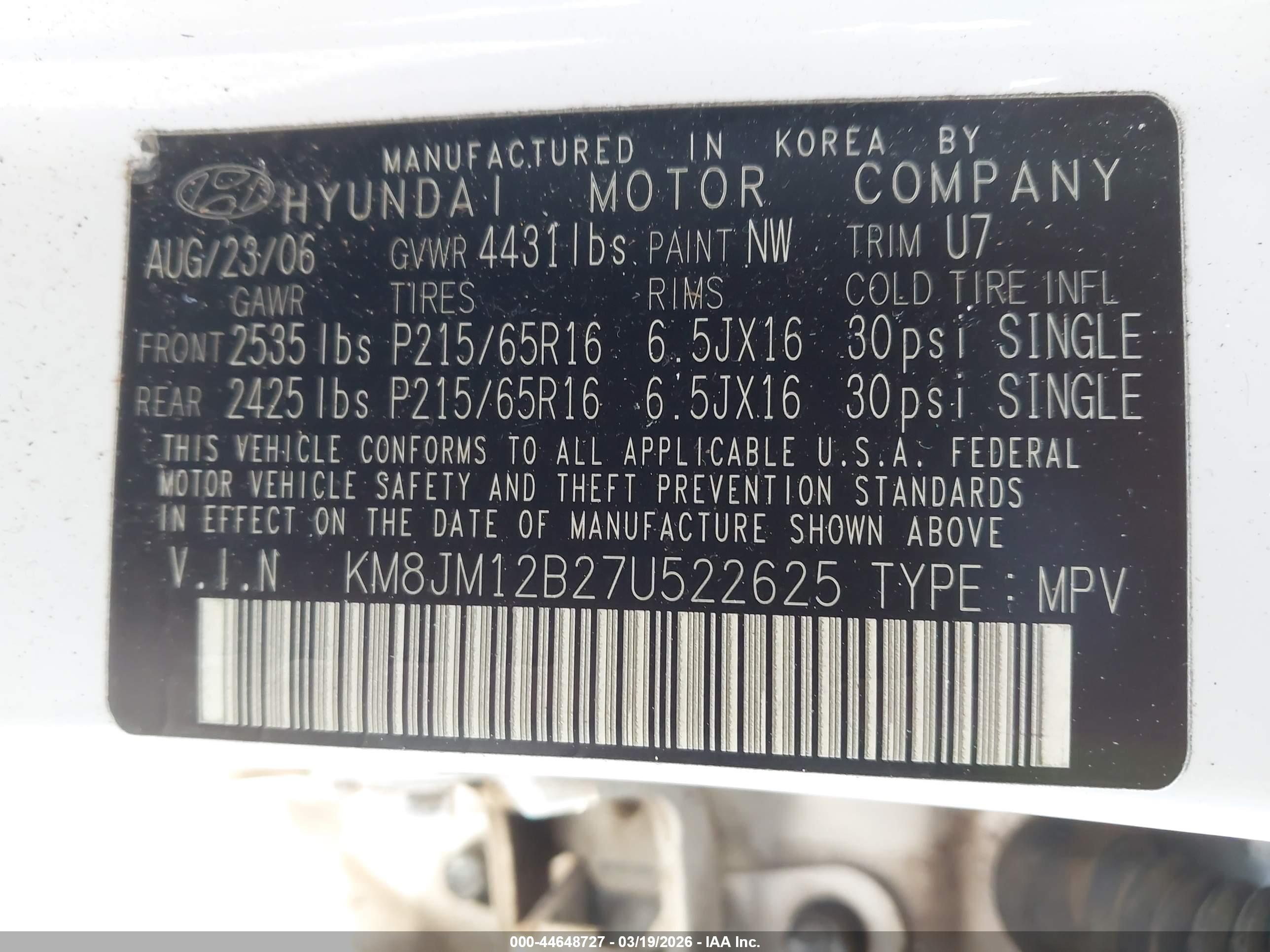 HYUNDAI TUCSON image 9