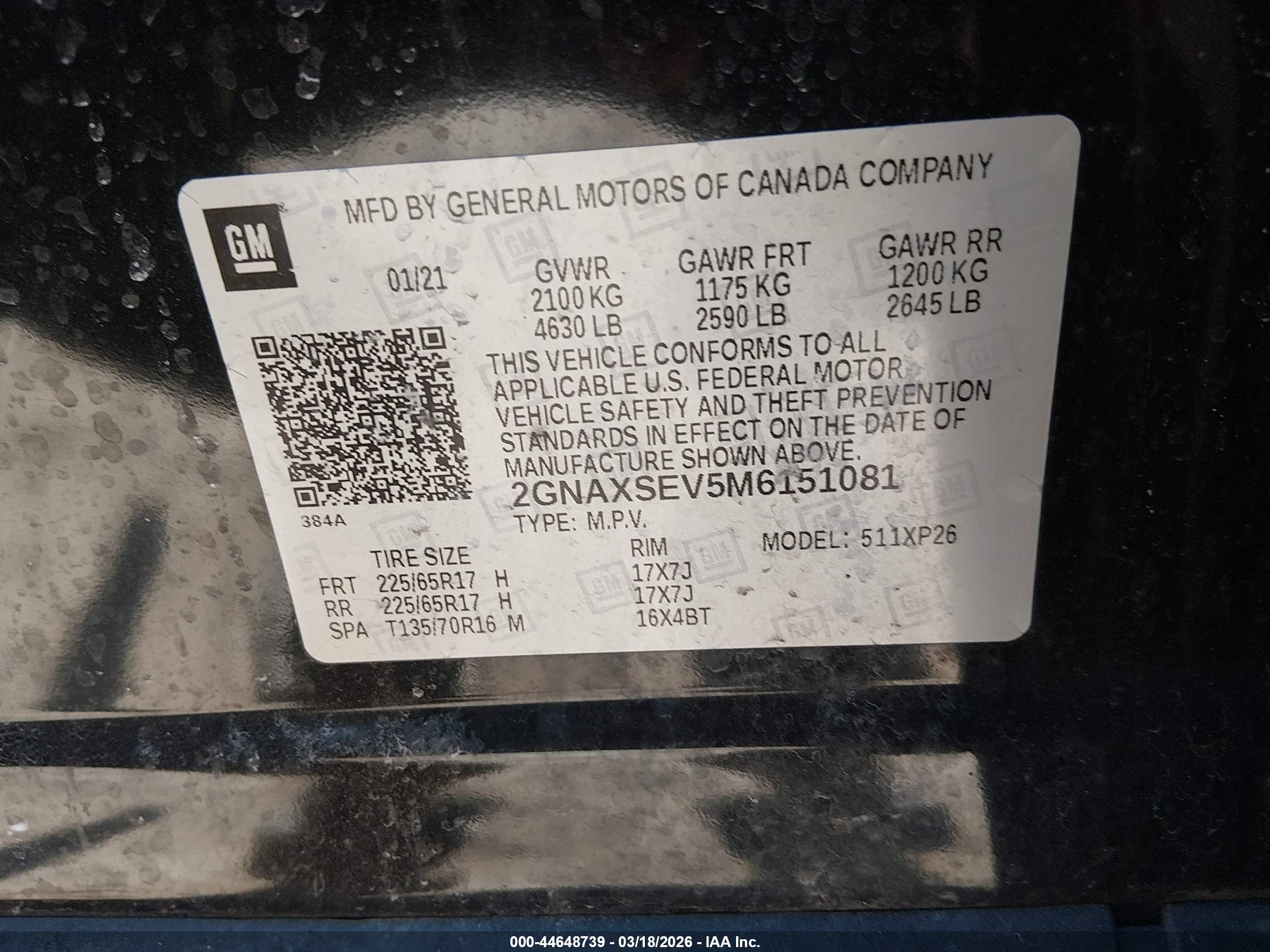 CHEVROLET EQUINOX image 9