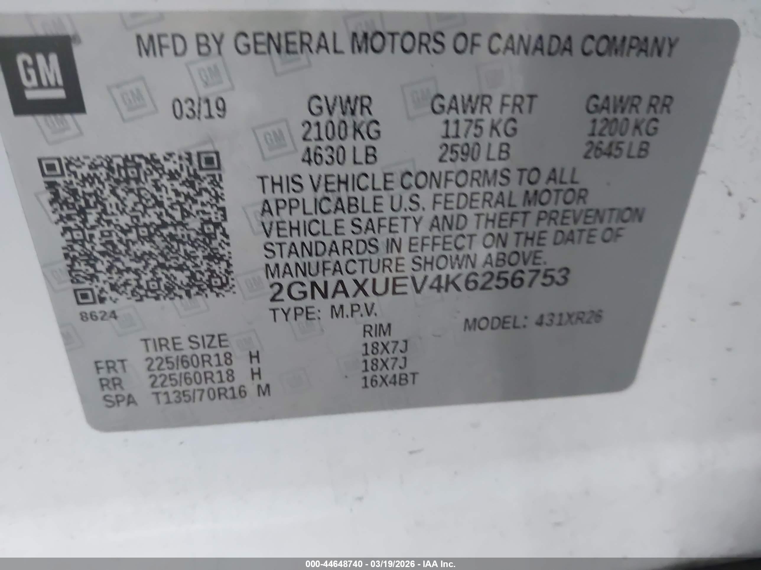 CHEVROLET EQUINOX image 9