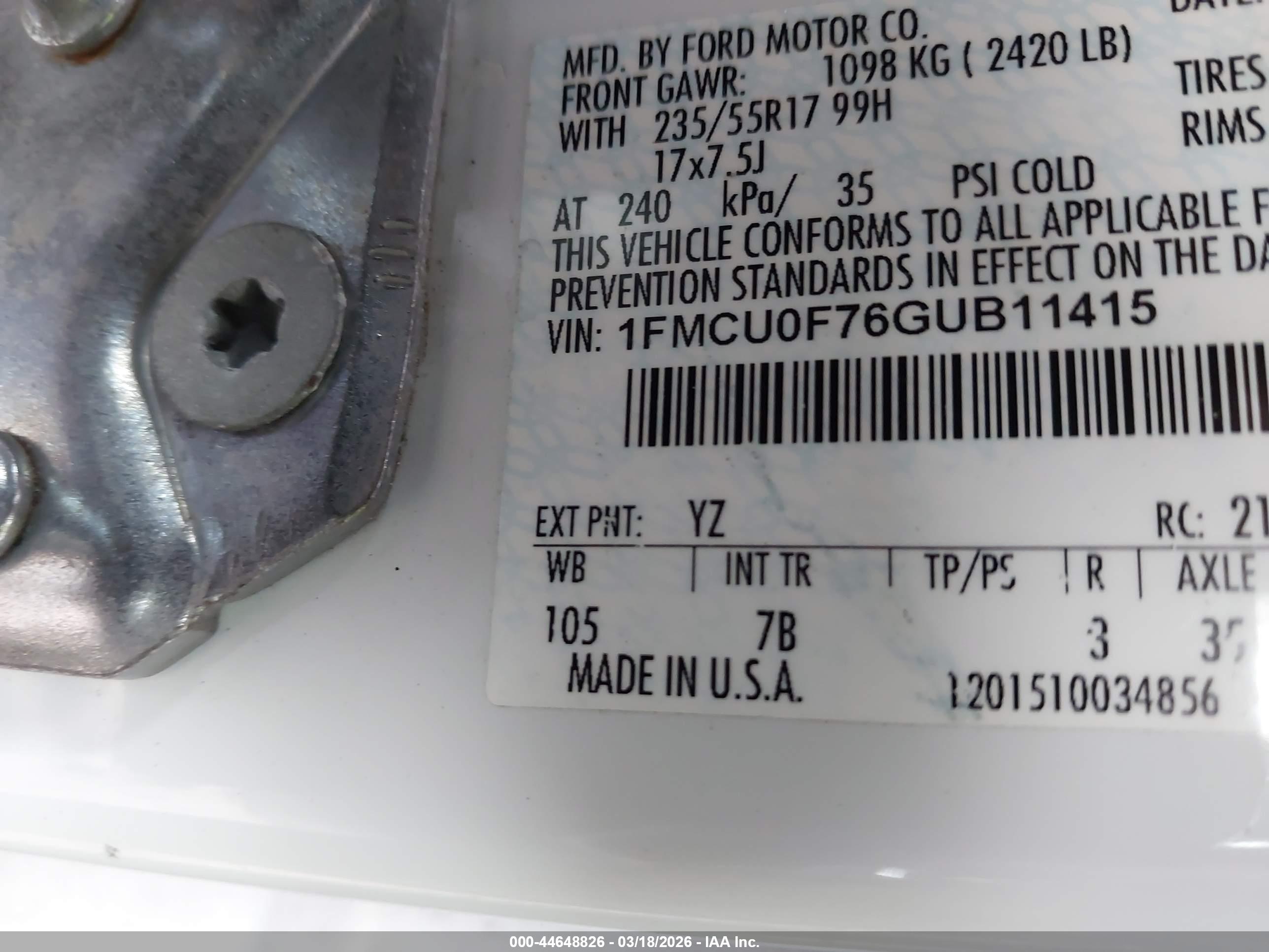 FORD ESCAPE image 9