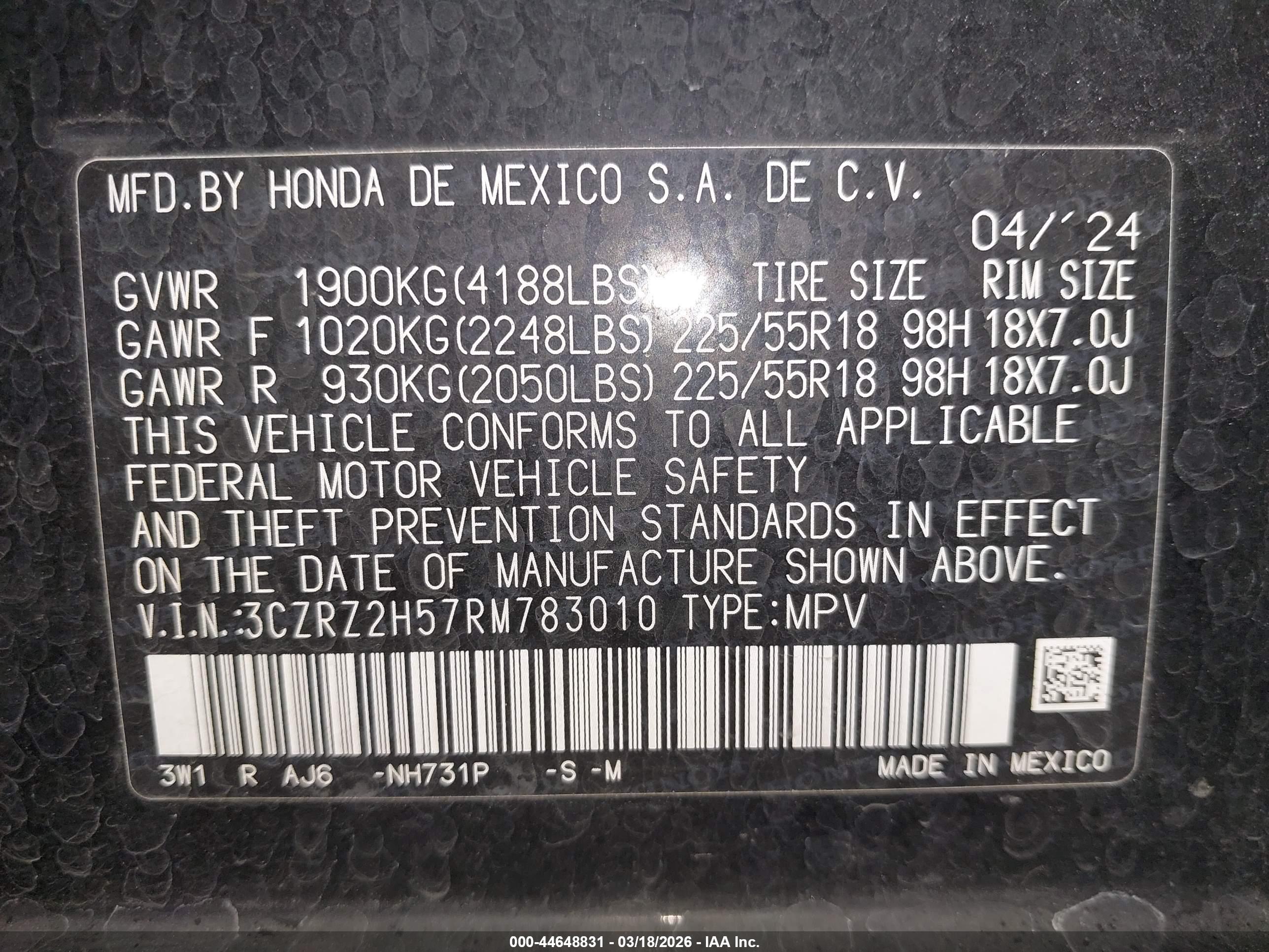 HONDA HR-V image 9