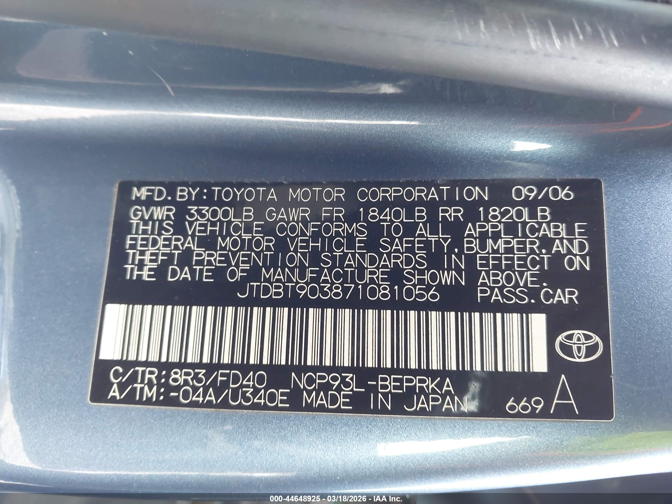 TOYOTA YARIS image 9