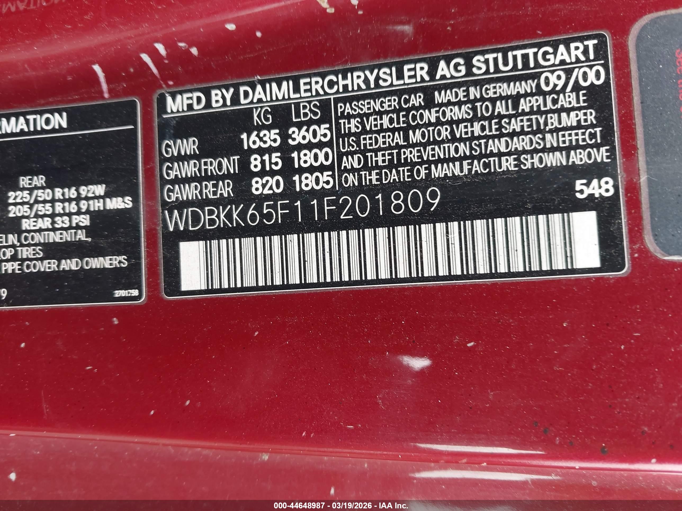MERCEDES-BENZ SLK image 9
