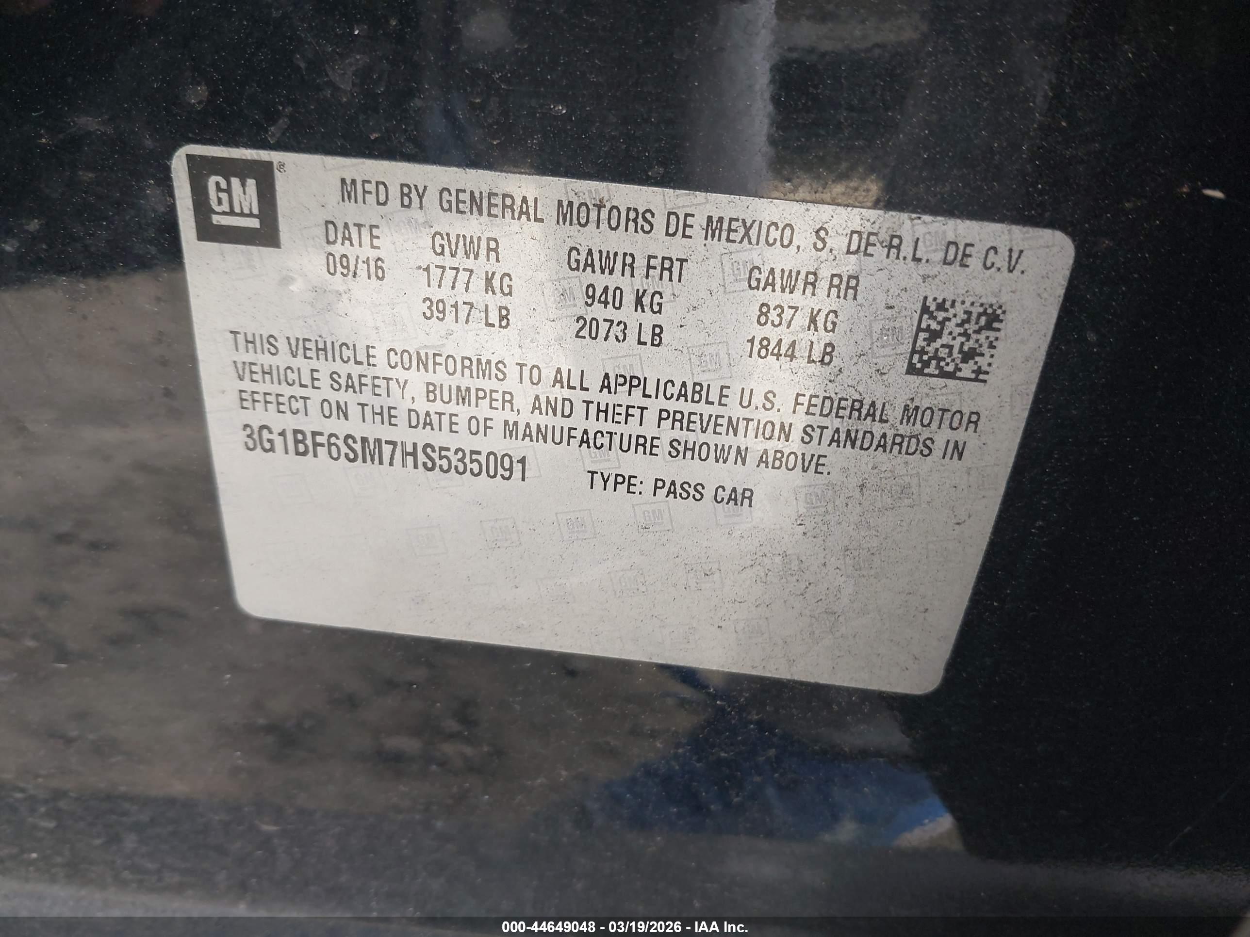CHEVROLET CRUZE image 9