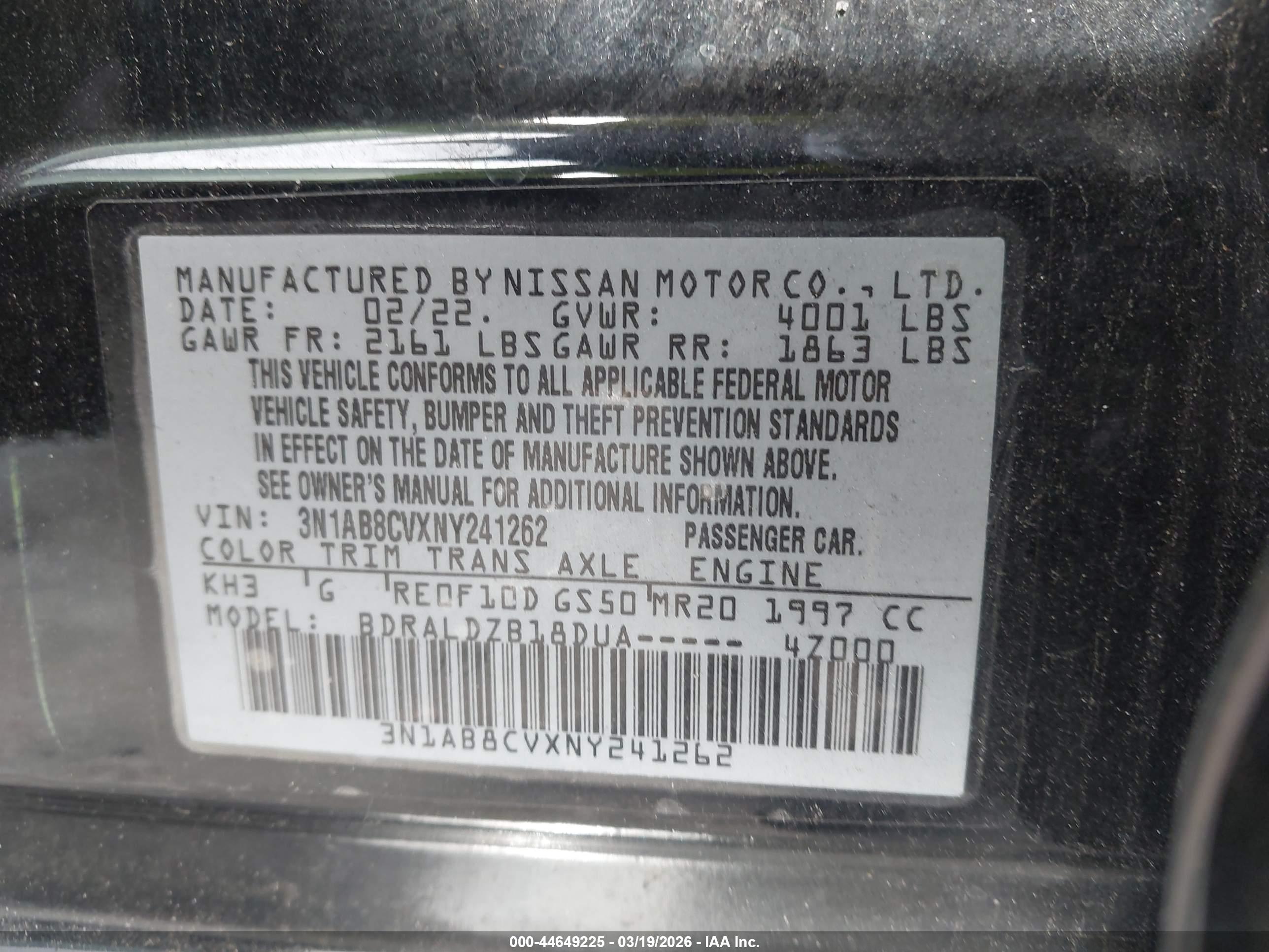 NISSAN SENTRA image 9
