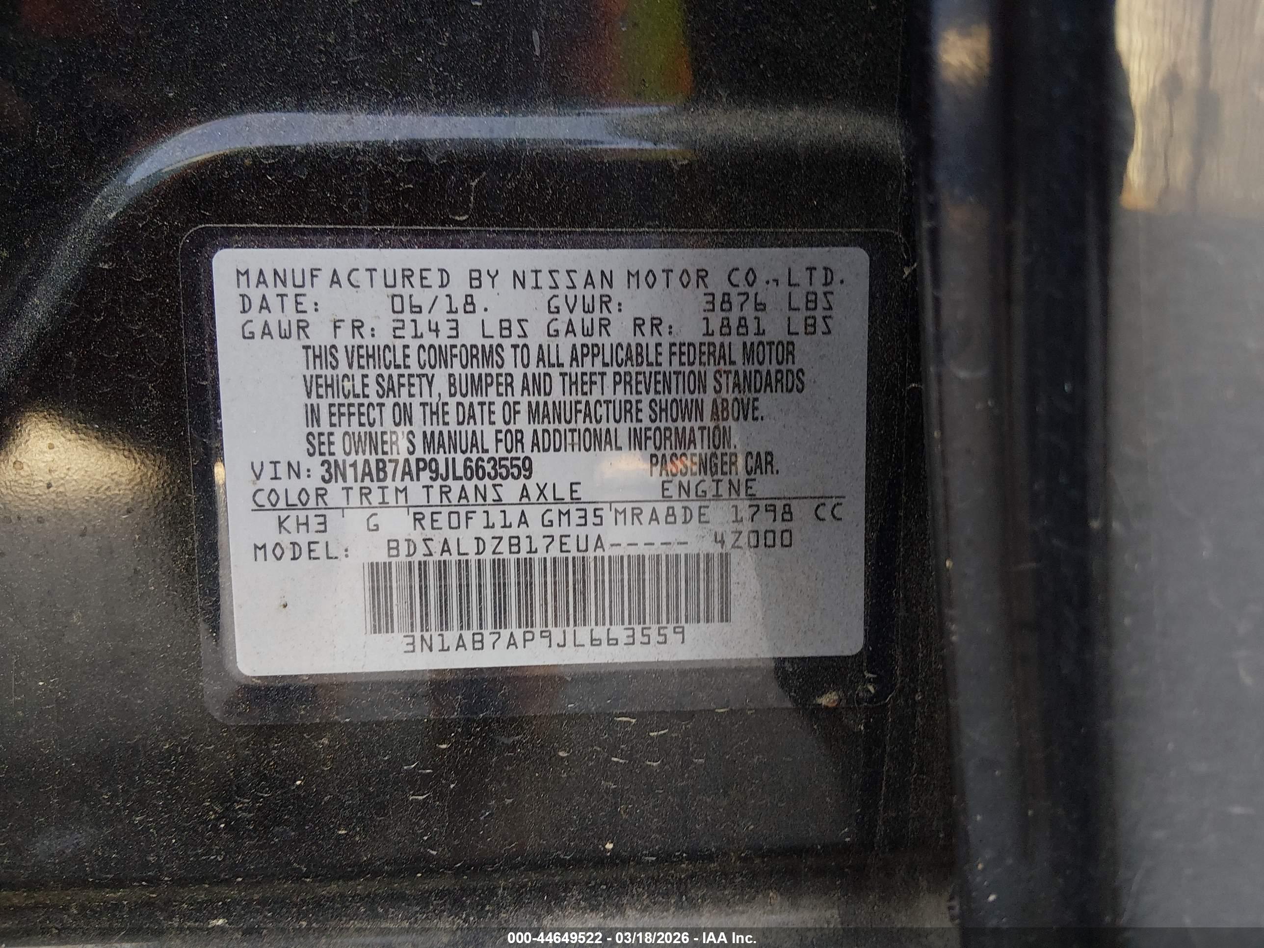 NISSAN SENTRA image 9