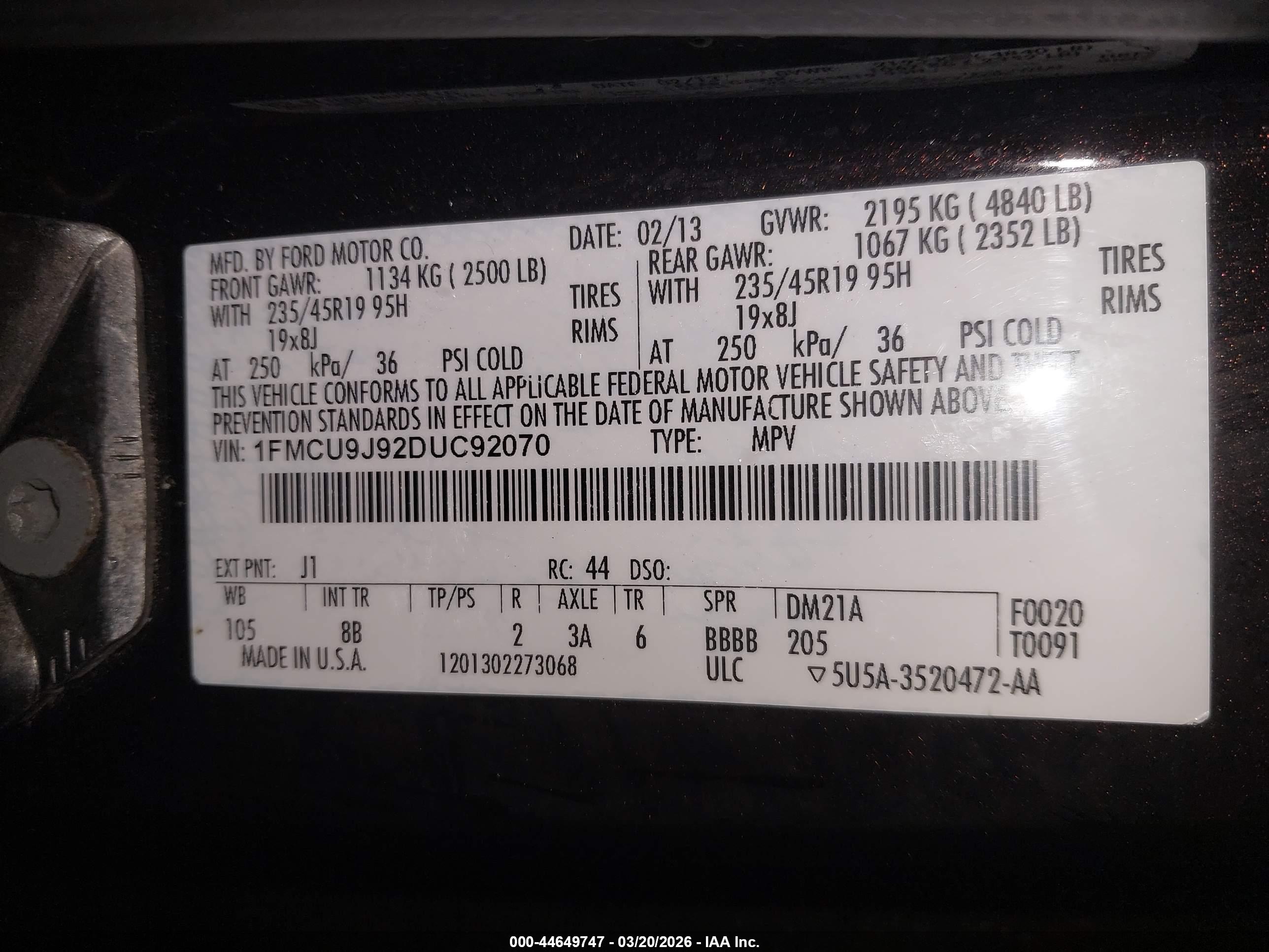 FORD ESCAPE image 9