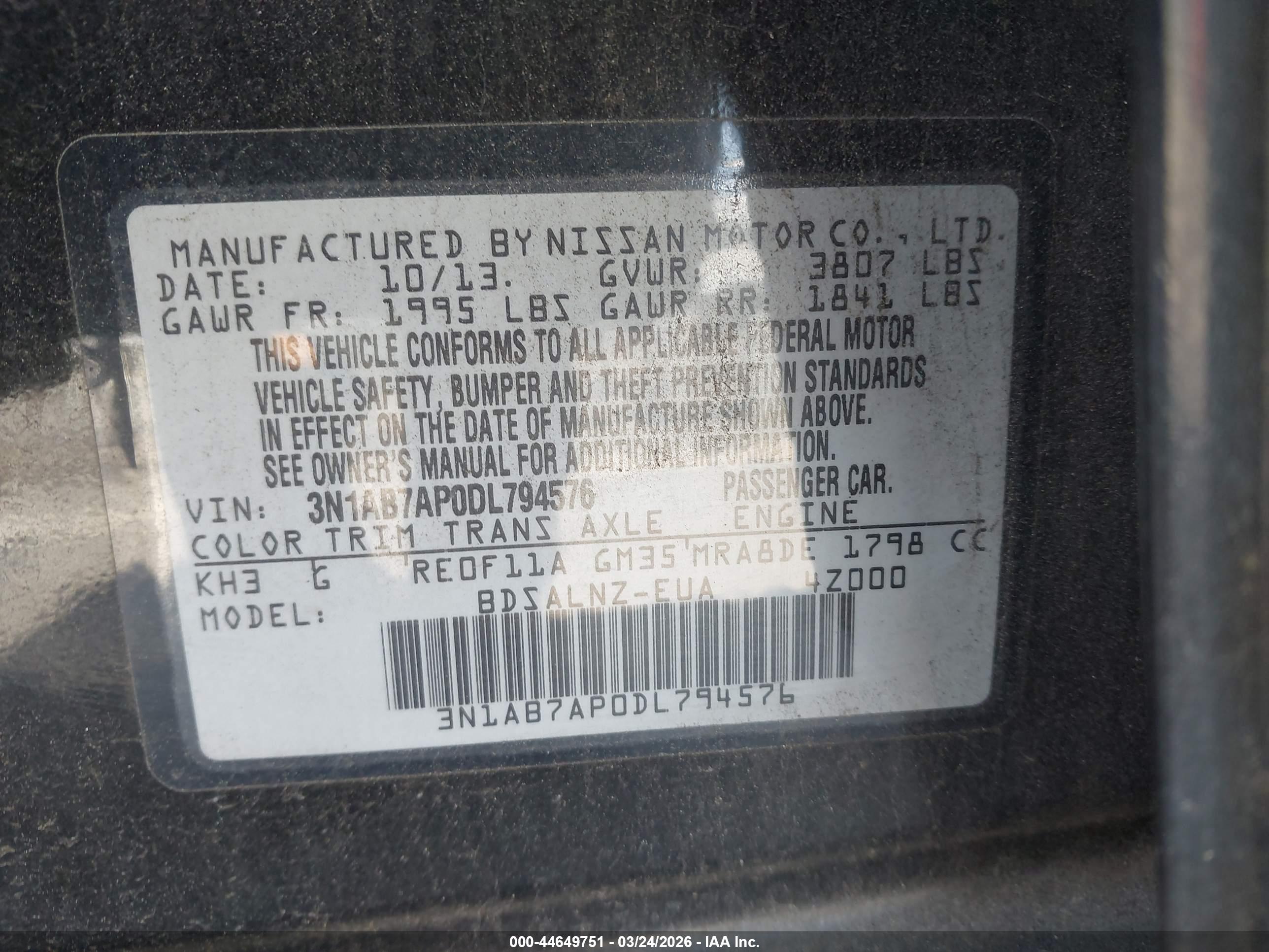 NISSAN SENTRA image 9